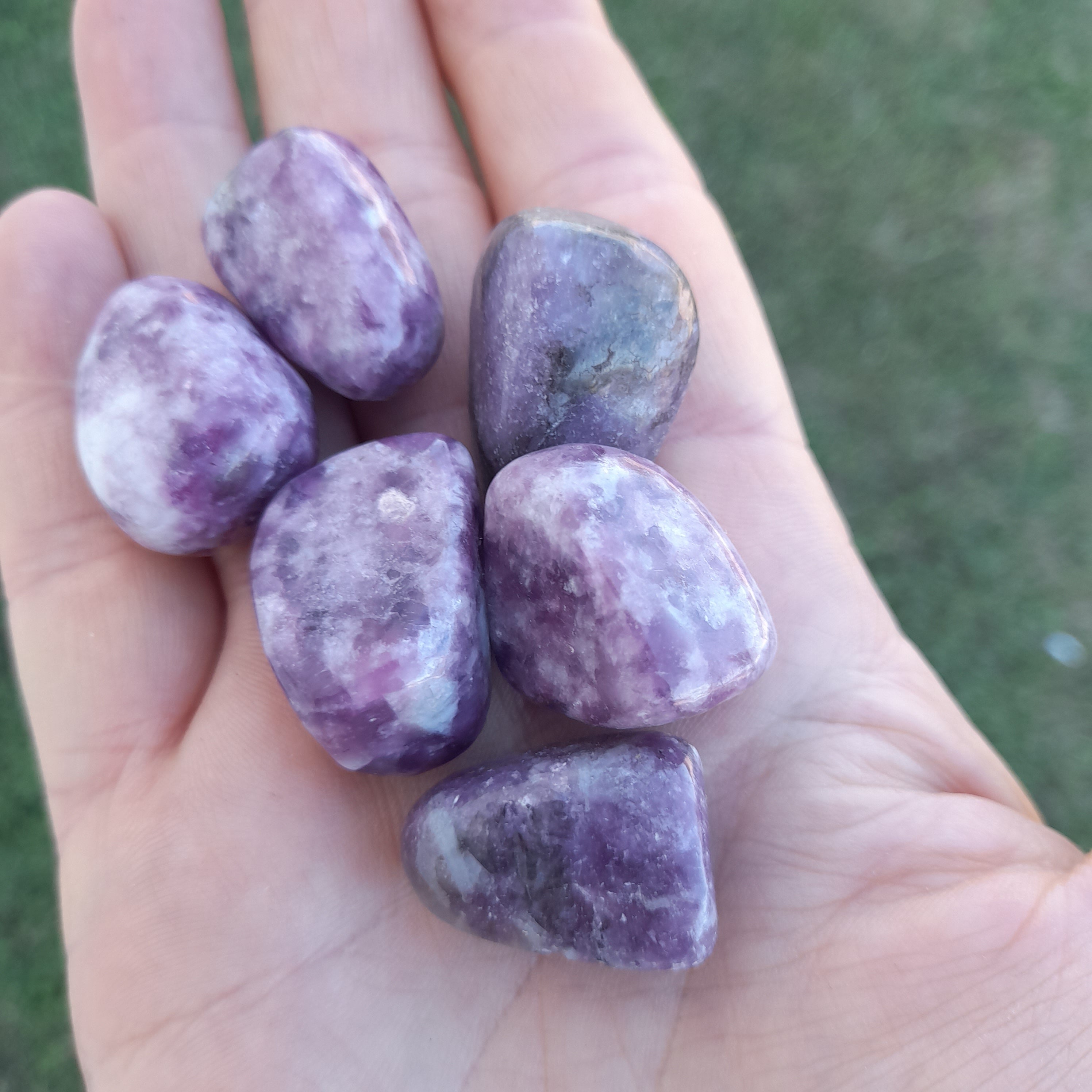 Lepidolite ~ Tumbled stone