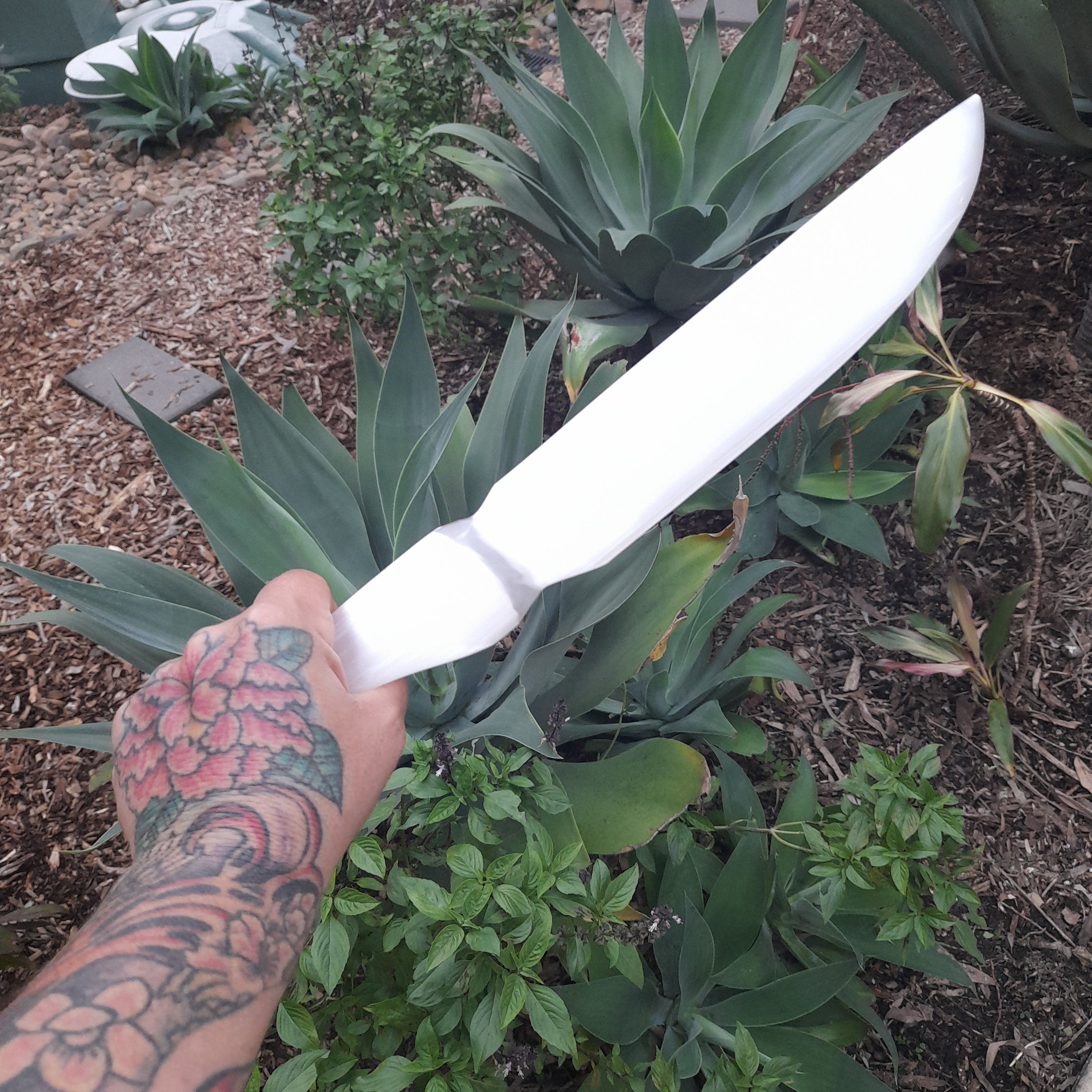Selenite (Satin Spar) Knife, large