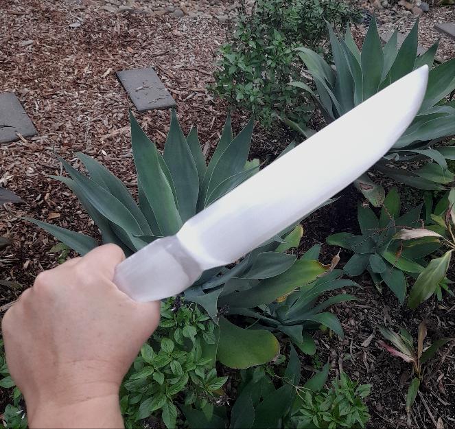 Selenite (Satin Spar) Knife, large