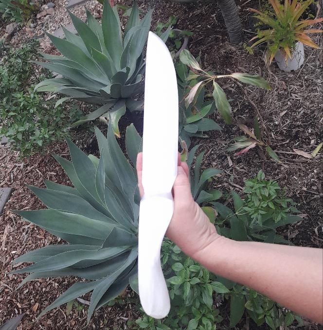 Selenite (Satin Spar) Knife, large