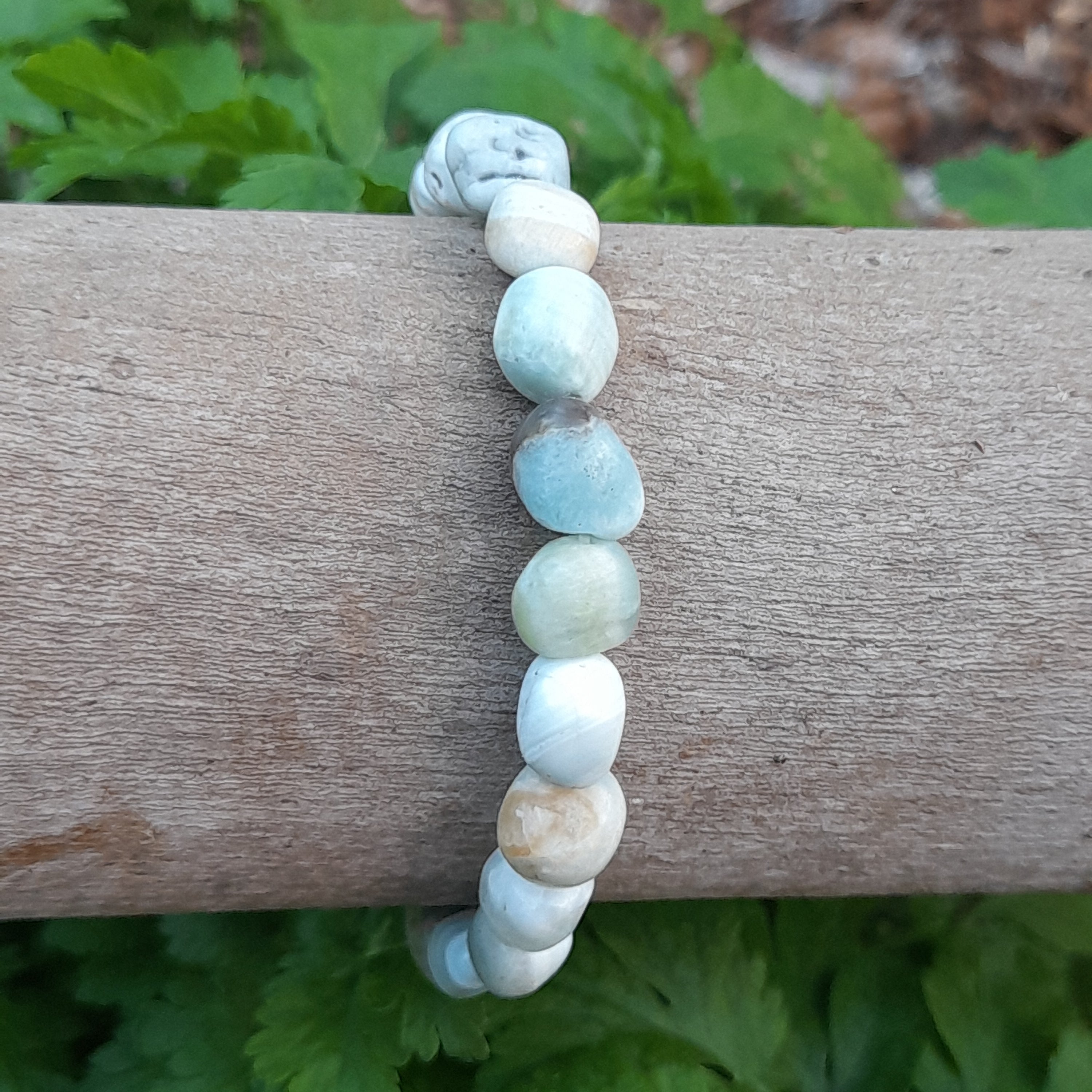 Hemimorphite Crystal Bracelet