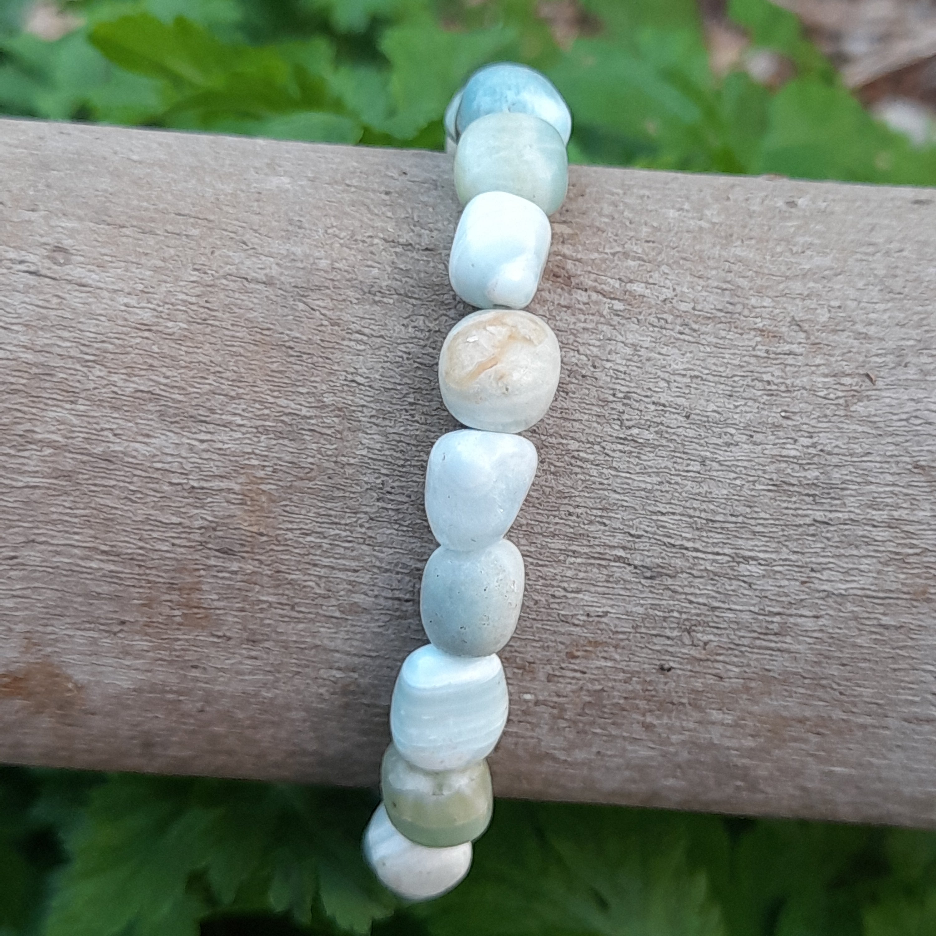 Hemimorphite Crystal Bracelet