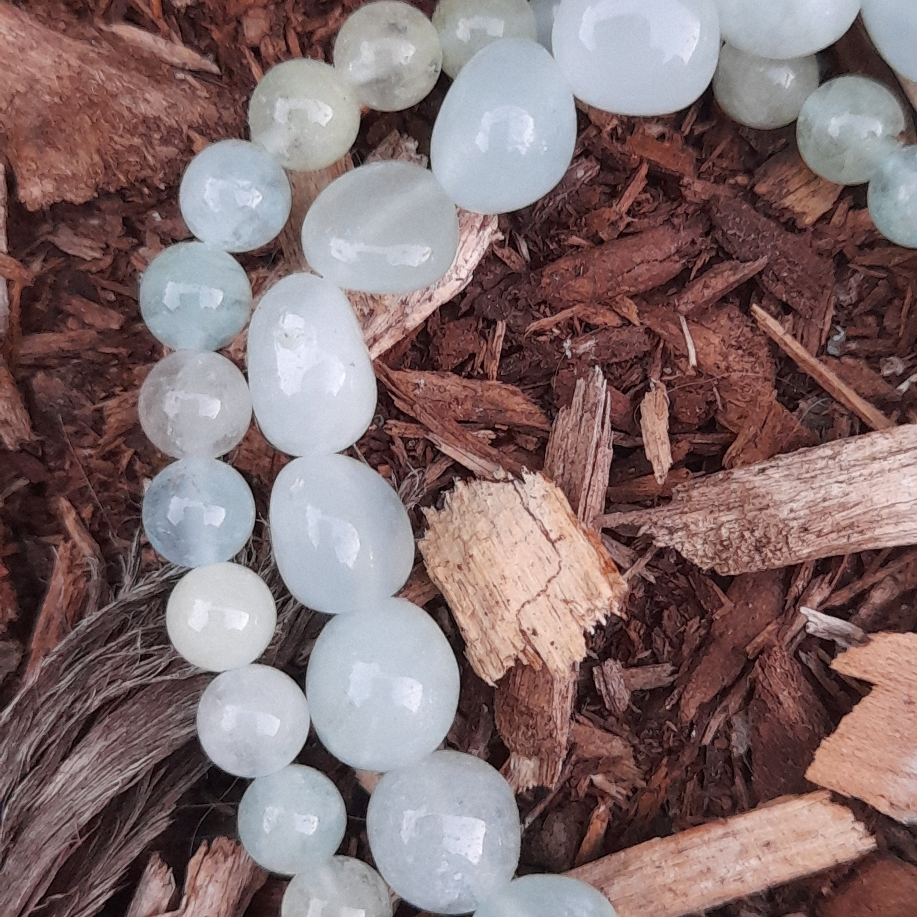 Aquamarine Crystal Bracelet