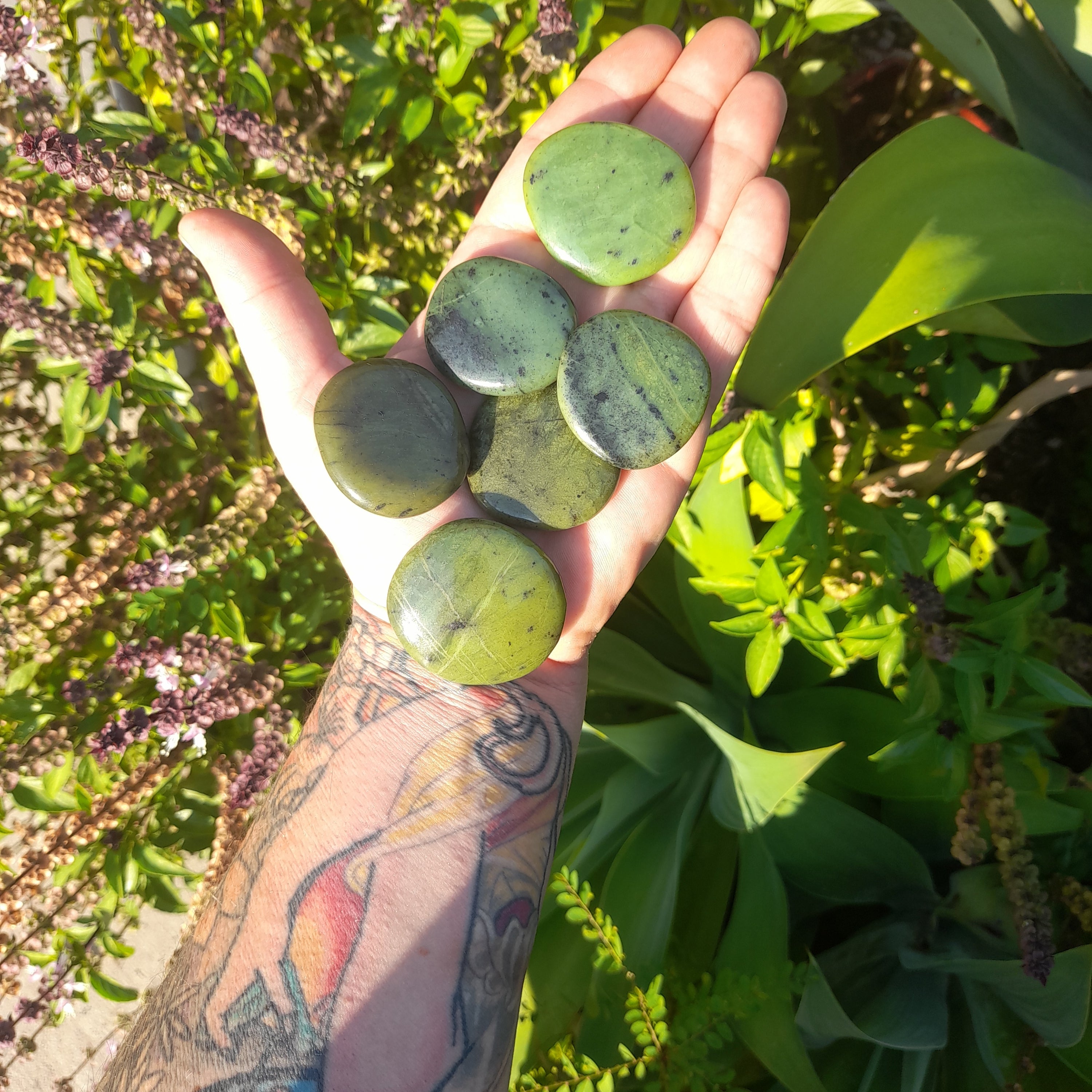 Nephrite Jade ~ flat stone
