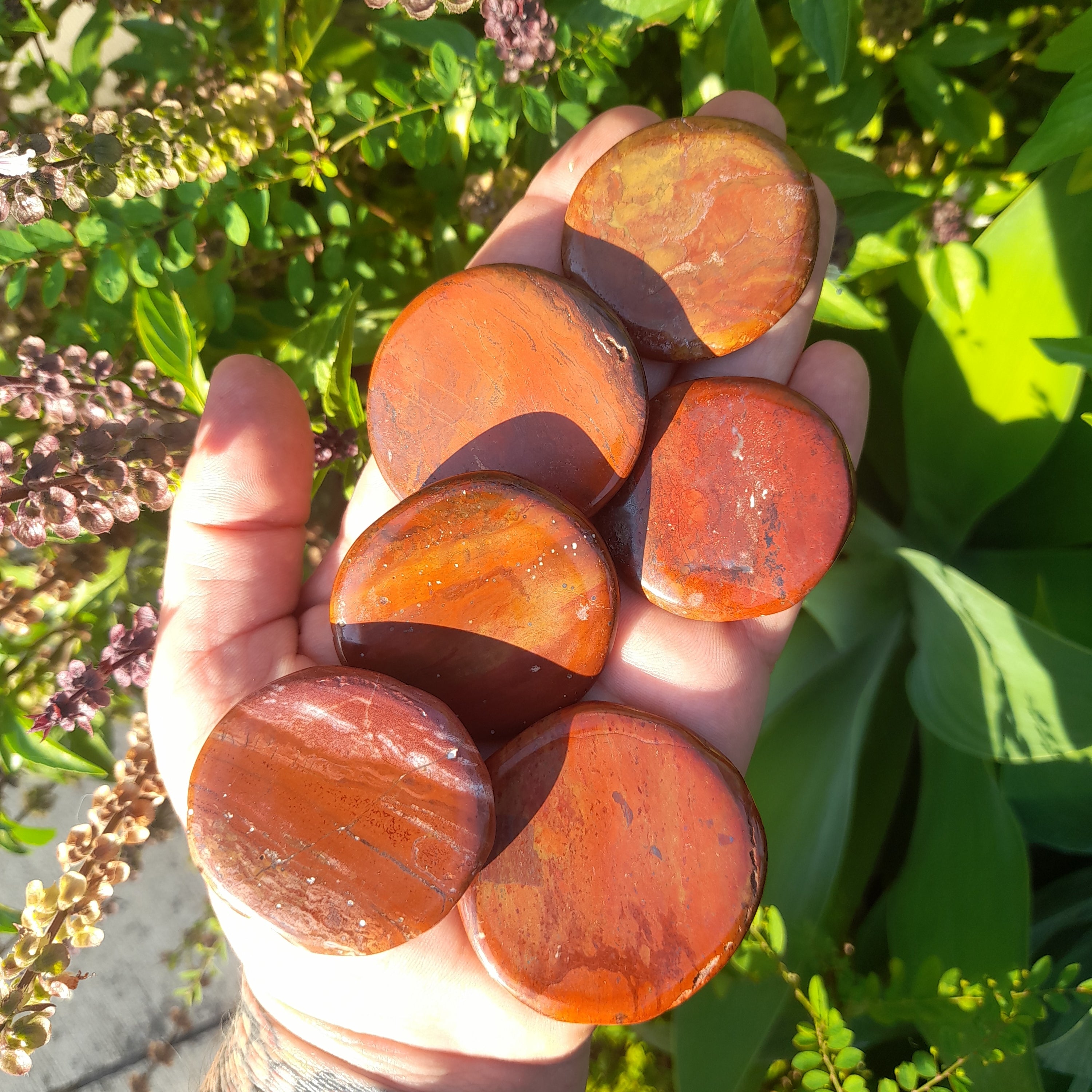 Red Jasper ~ flat stone
