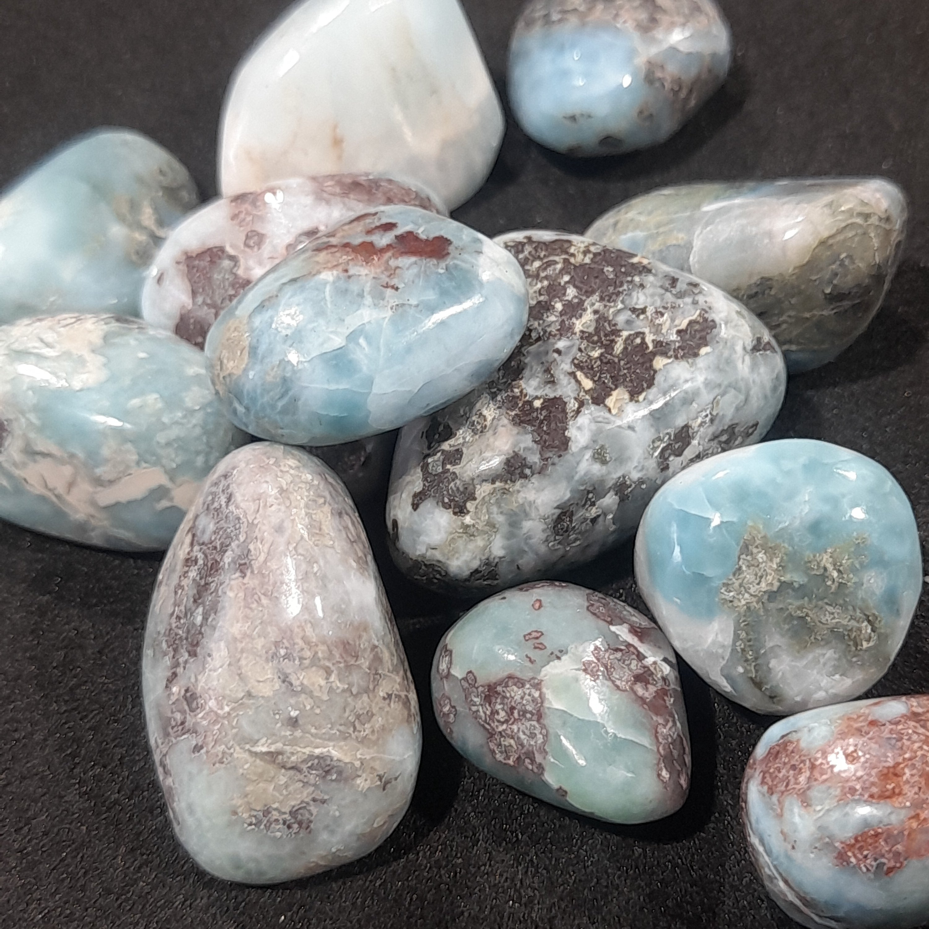 Larimar ~ Tumbled stone