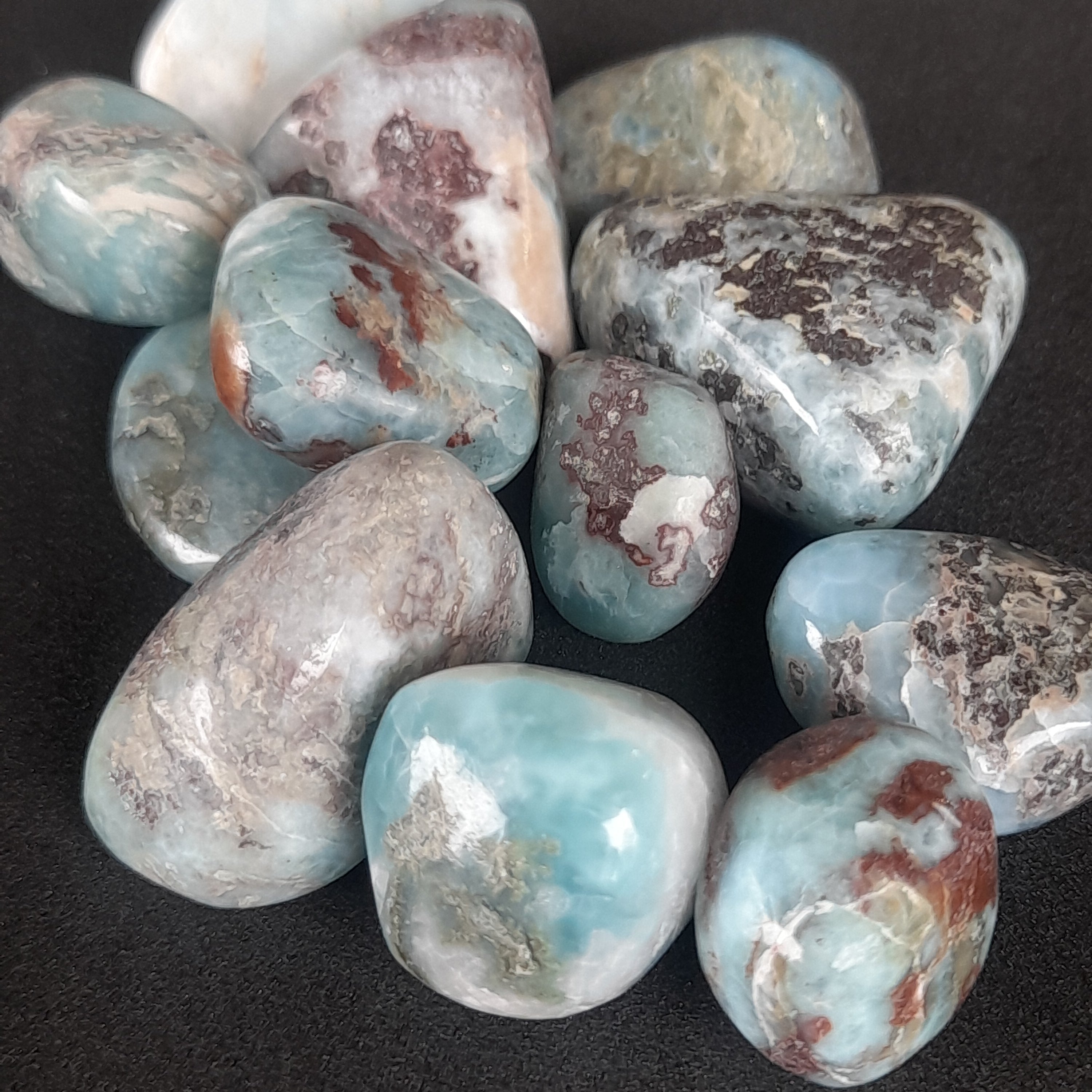Larimar ~ Tumbled stone
