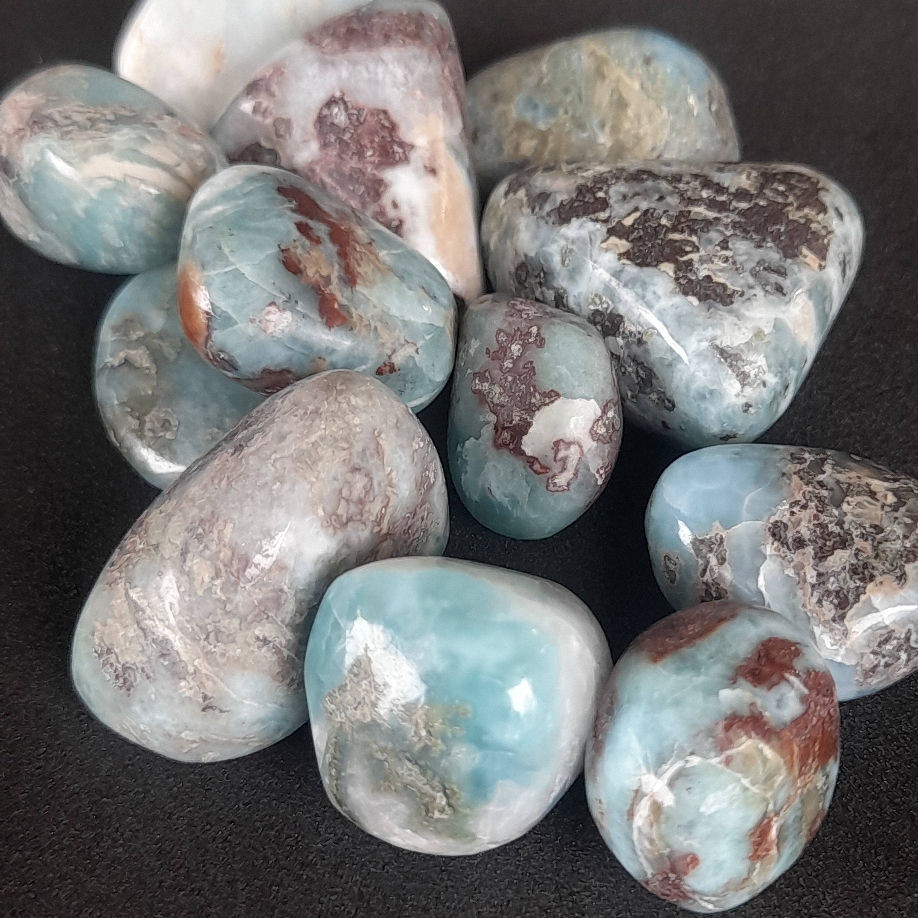 Larimar ~ Tumbled stone