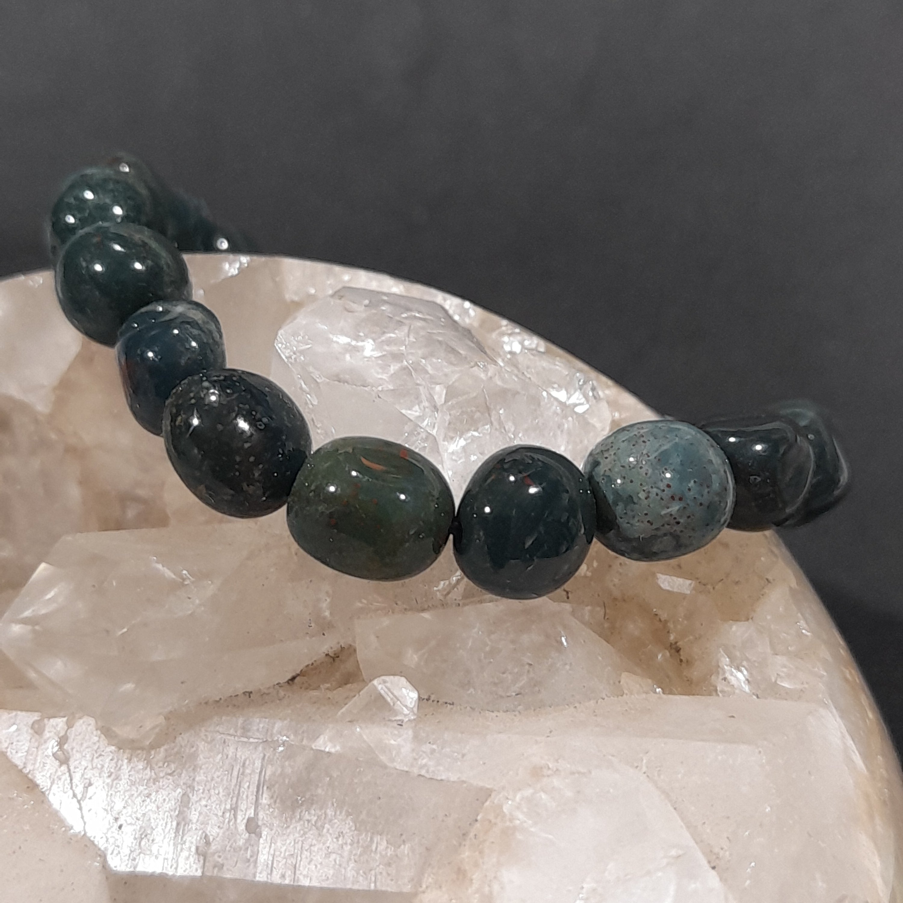 Bloodstone Crystal Bracelet