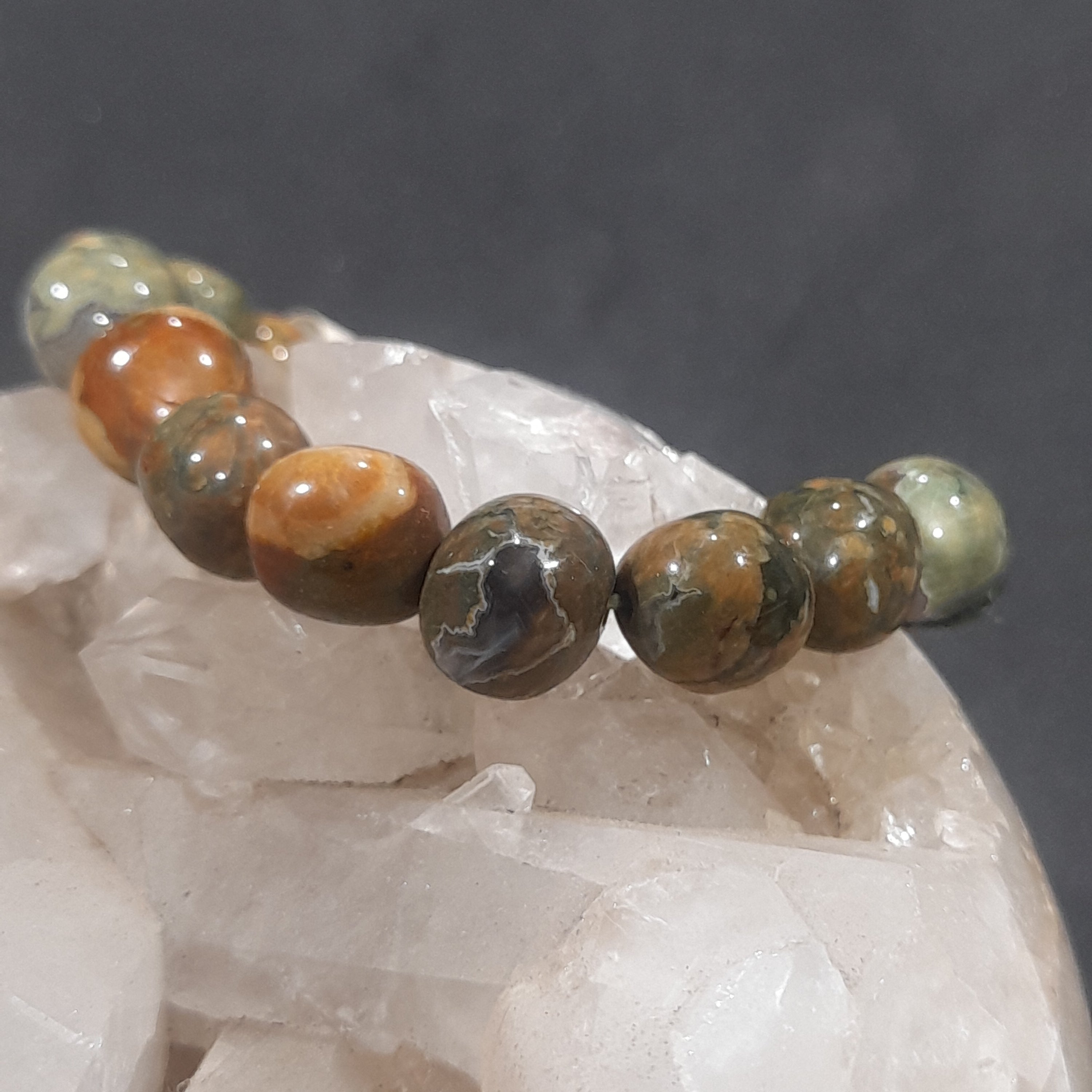 Rhyolite Crystal Bracelet