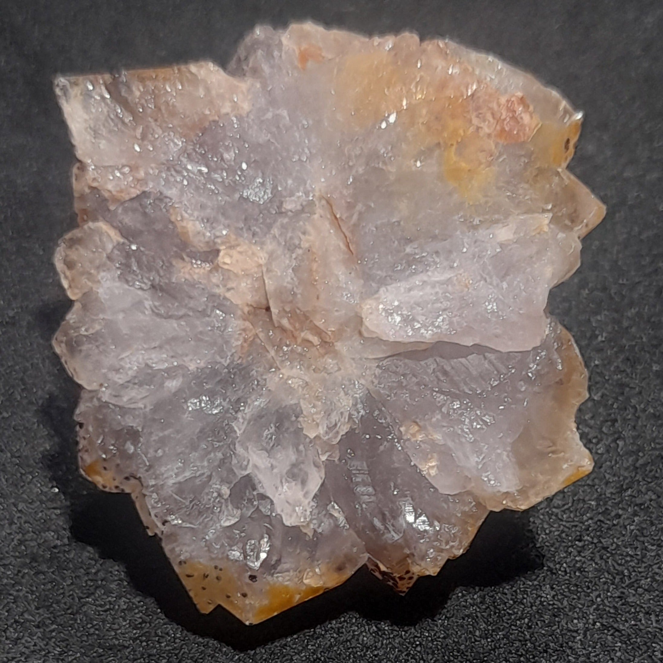 Amethyst Cluster coated in Hematite