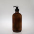 Empty Glass Lotion Pump Bottle