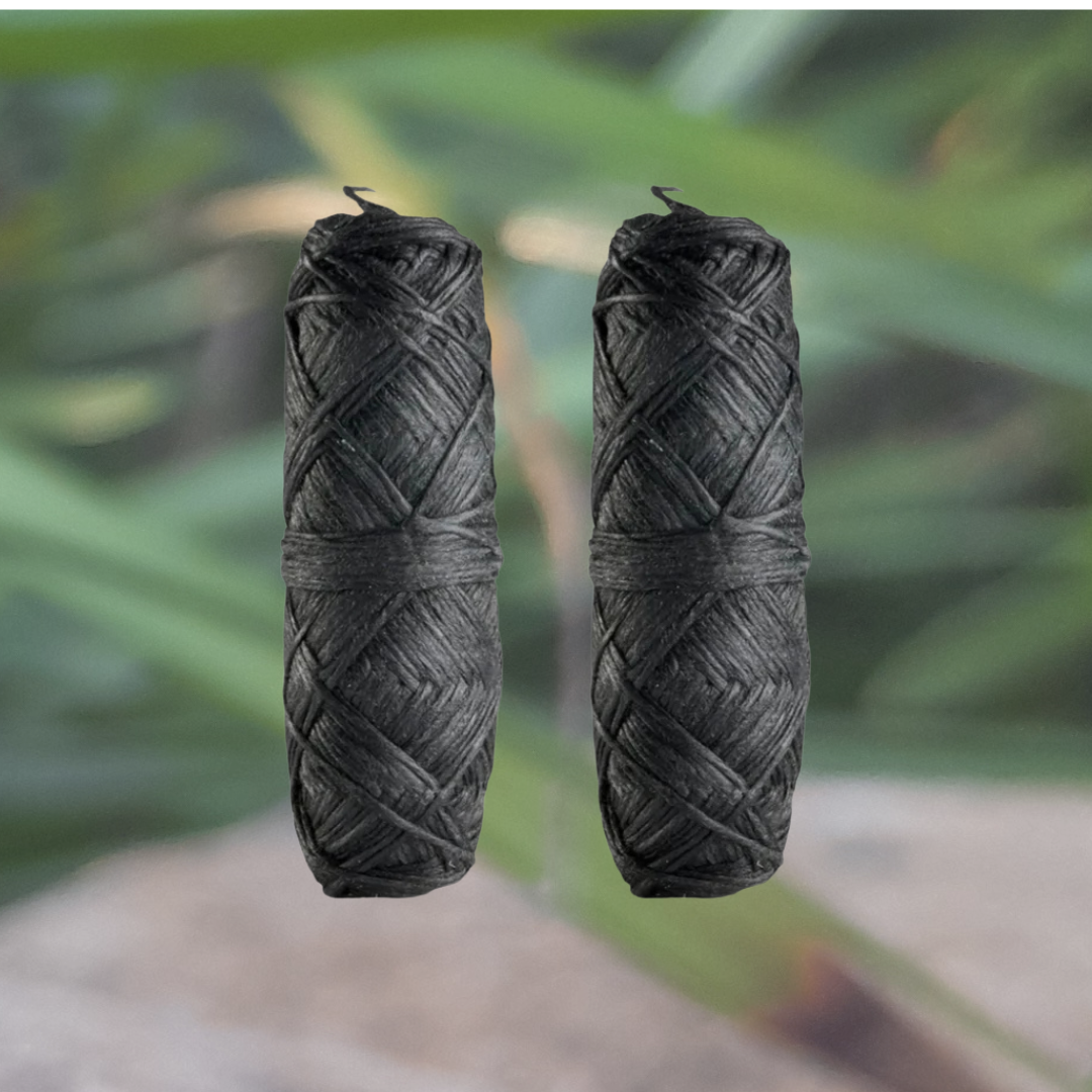 Vegan Dental Floss, charcoal 30m