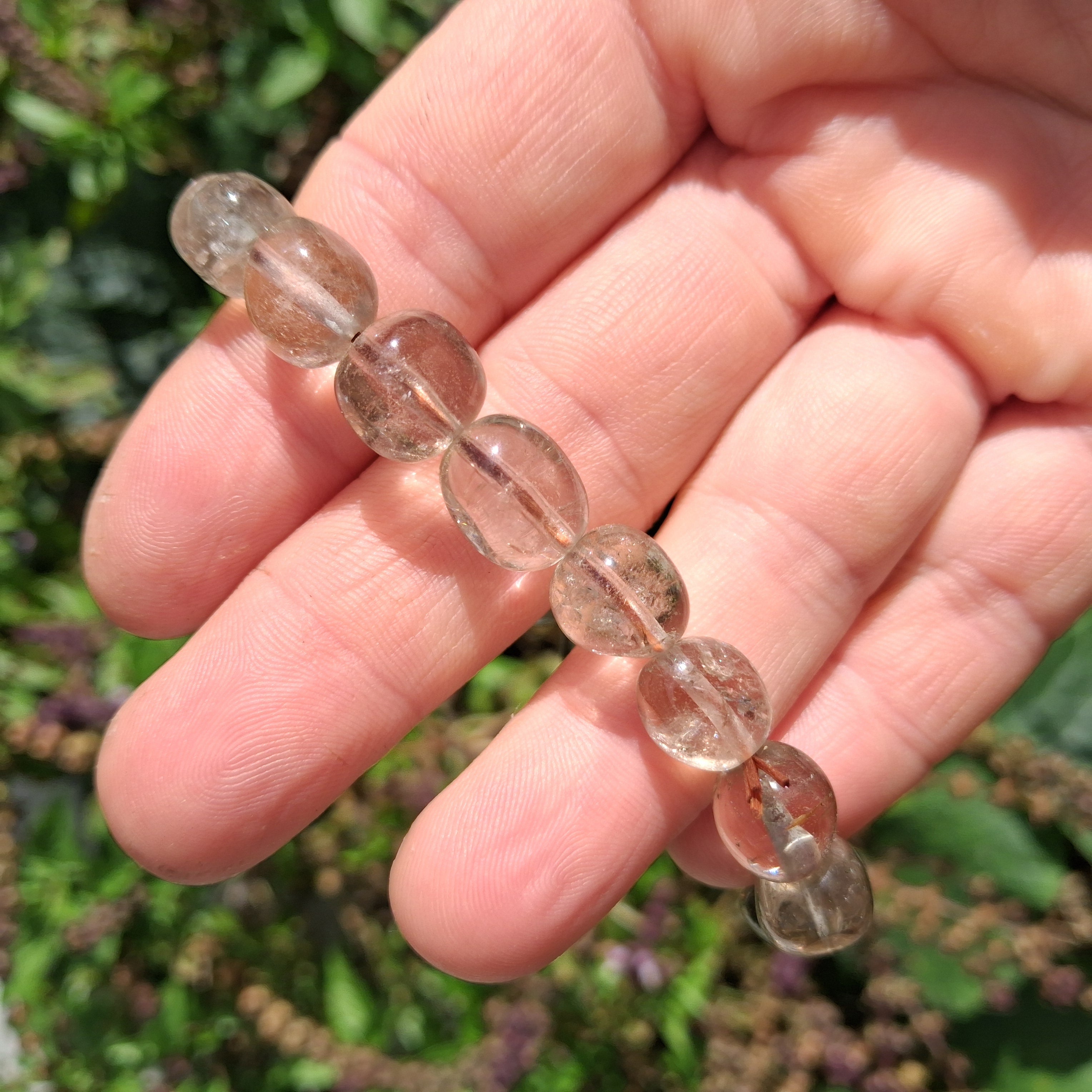Smokey Quartz Crystal Bracelet