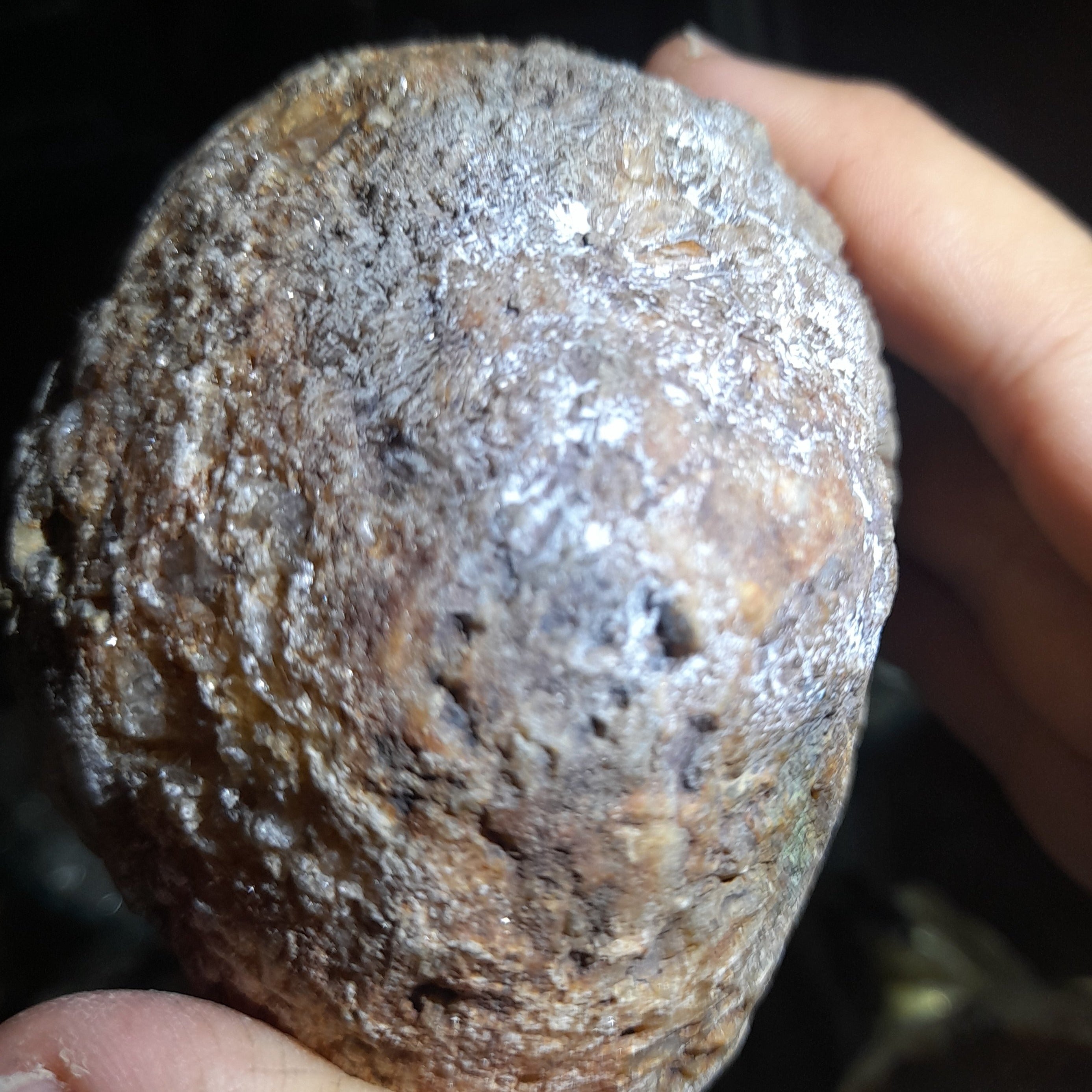 Crystaline Quartz Ball ~ Half
