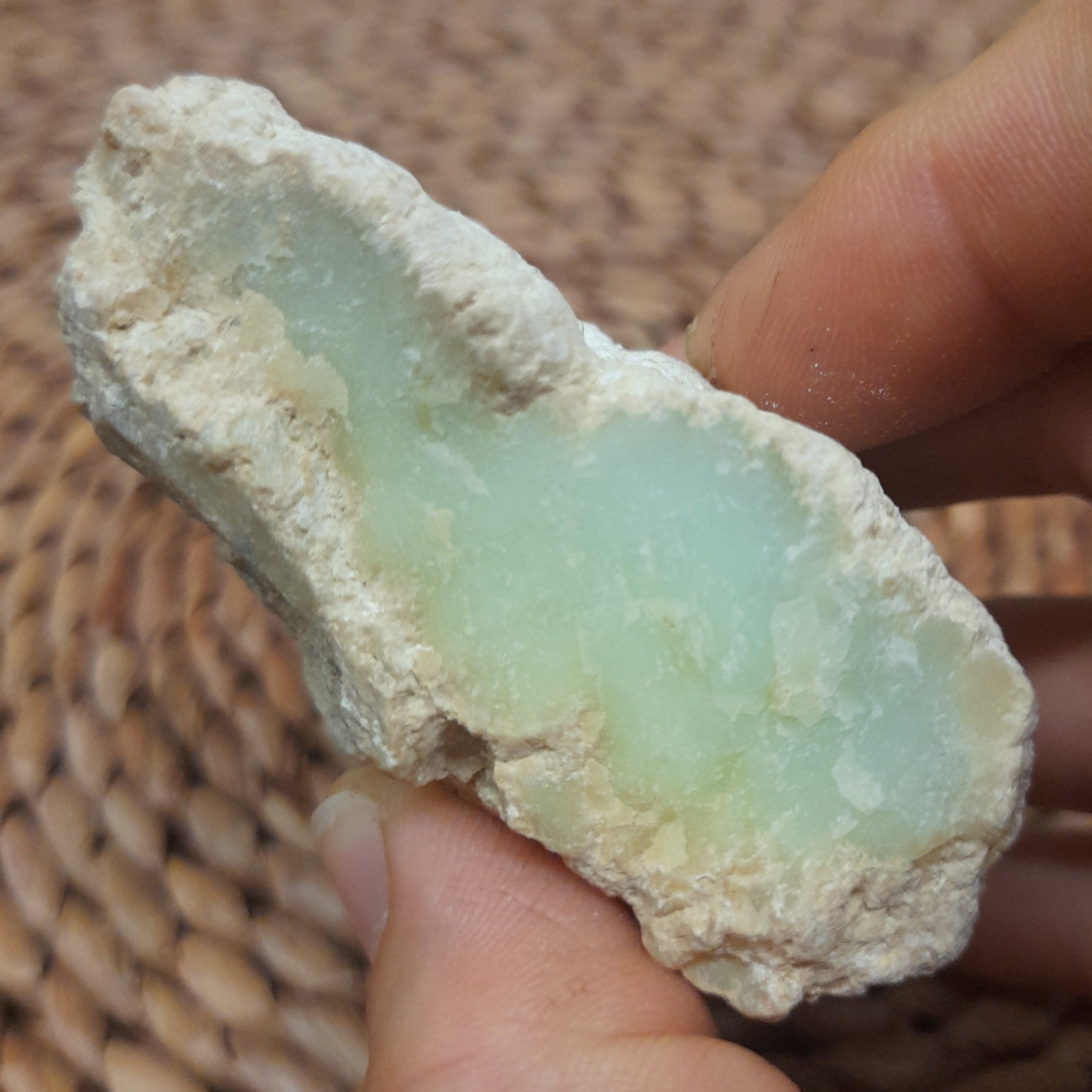 Chrysoprase ~ Unploshed stone