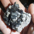 Smokey Quartz with microcline feldspar,tourmaline and brown goethite