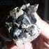 Smokey Quartz with microcline feldspar,tourmaline and brown goethite