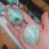 Green moonstone pebble (Garnierite)