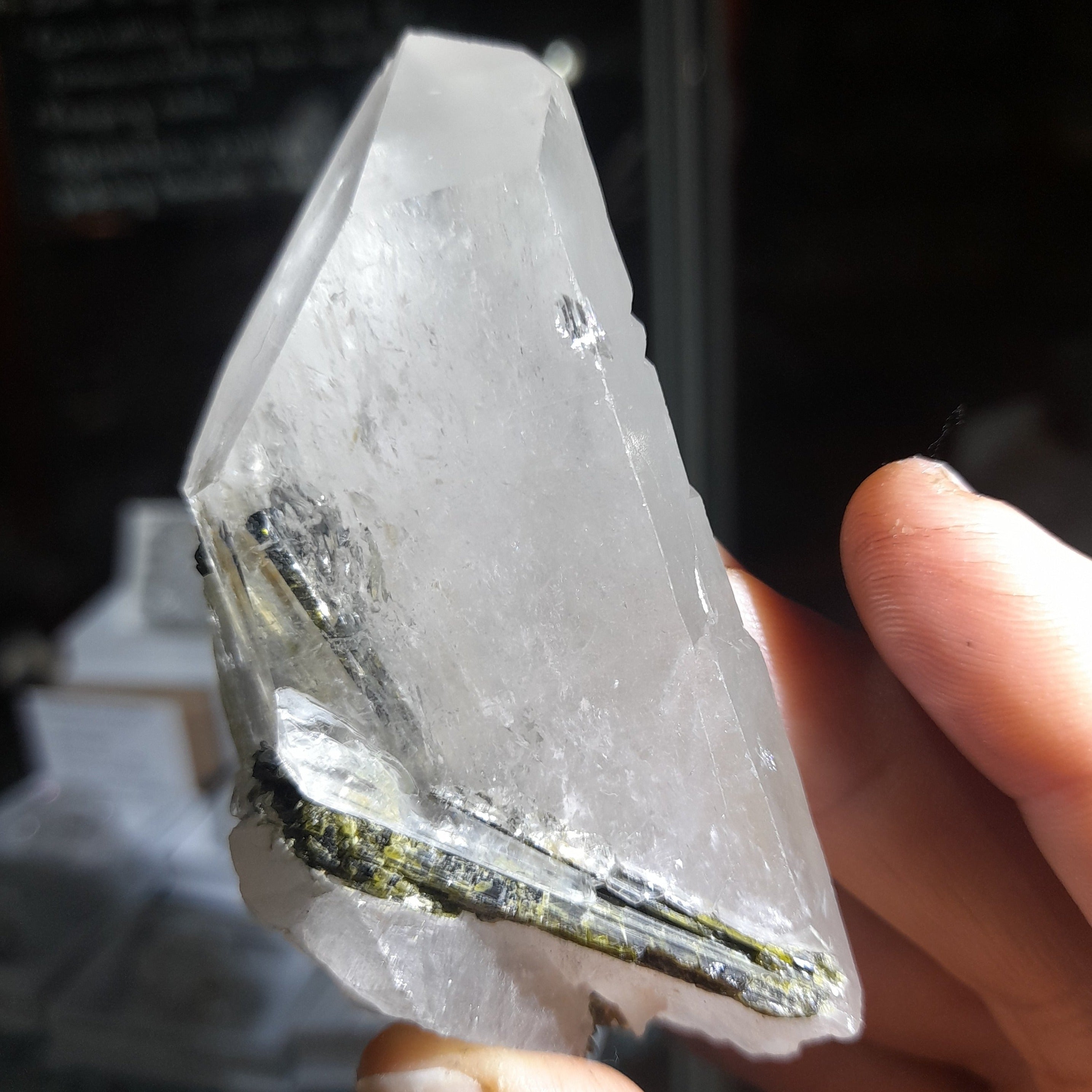 Epidote in Quartz