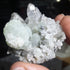 Prehnite, Clear Quartz and tourmaline