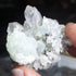 Prehnite, Clear Quartz and tourmaline