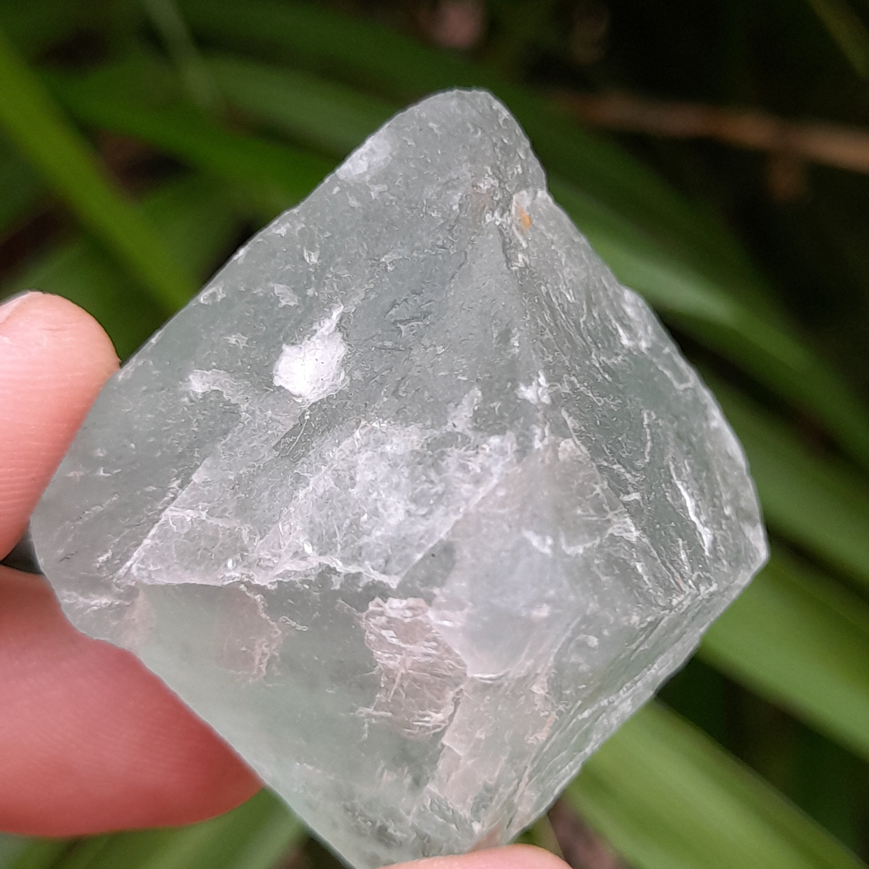 Fluorite, Green ~ raw octahedron 58g