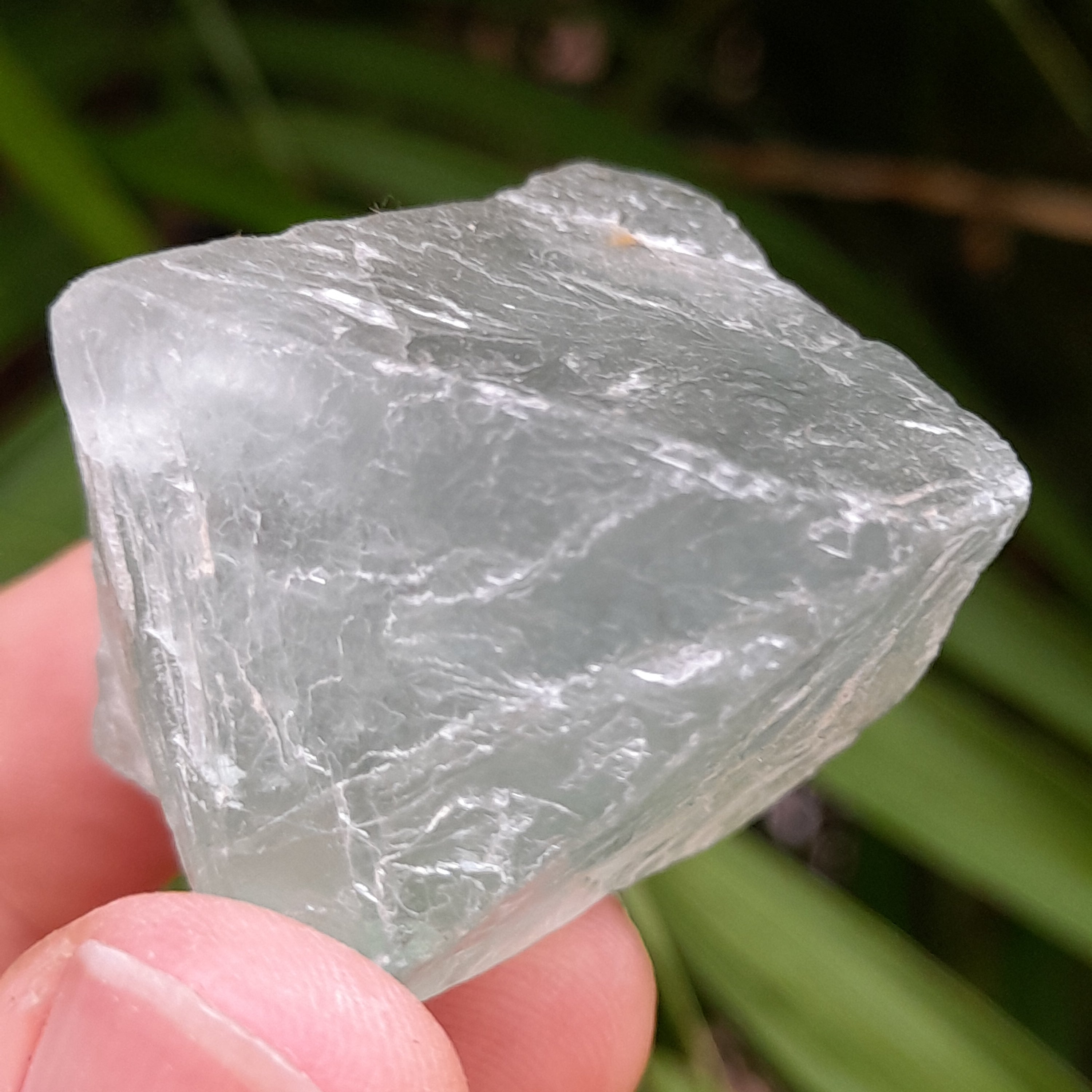 Fluorite, Green ~ raw octahedron 58g