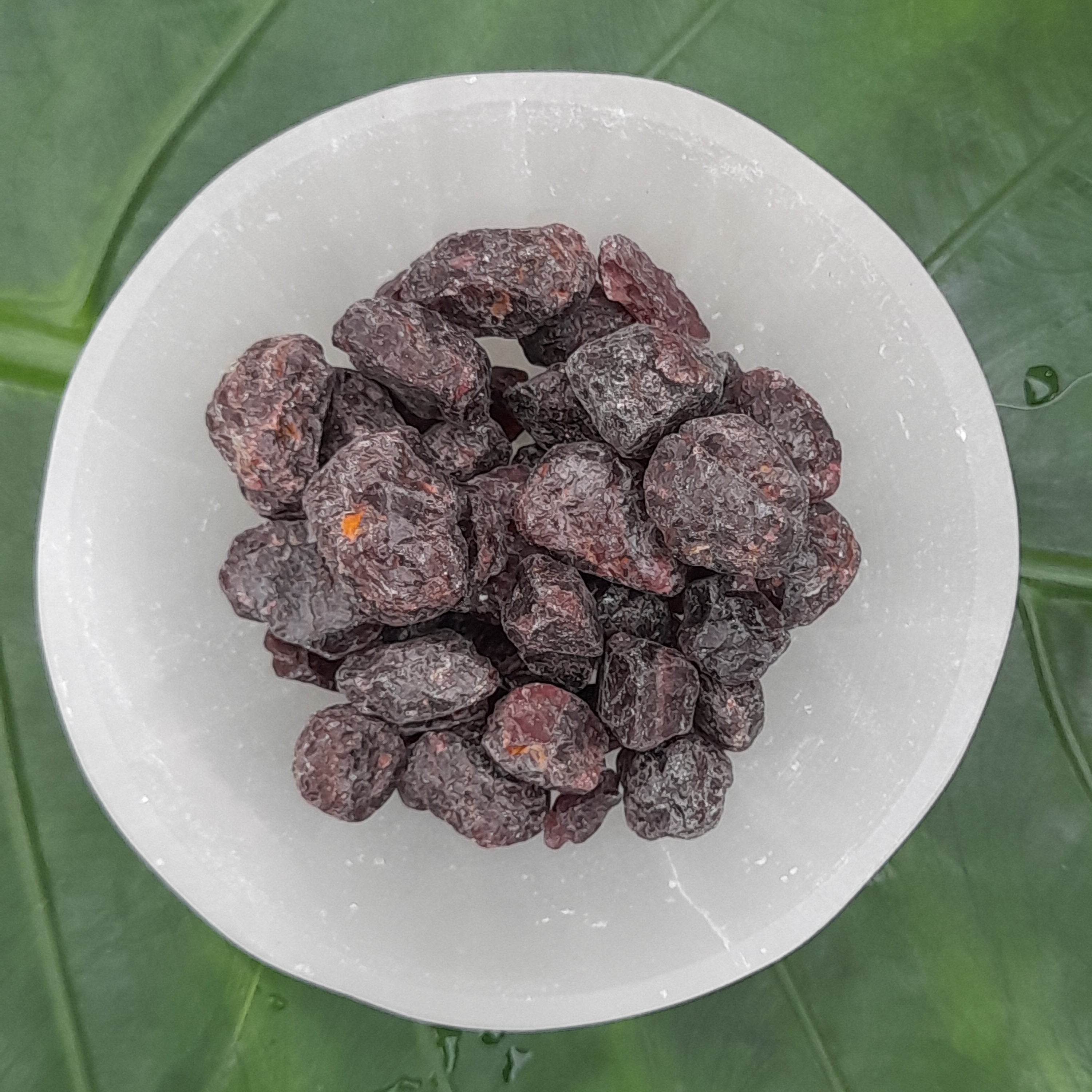 Garnet, Hessonite, raw chips 50g