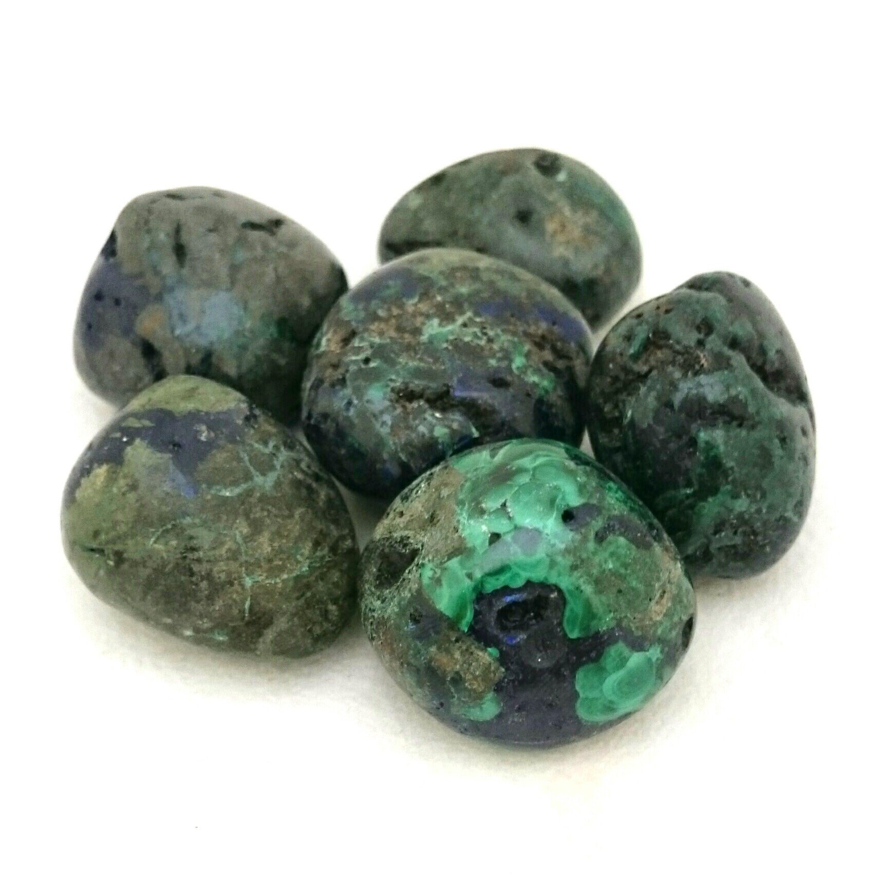 Azurite, Malachite ~ Tumbled stone