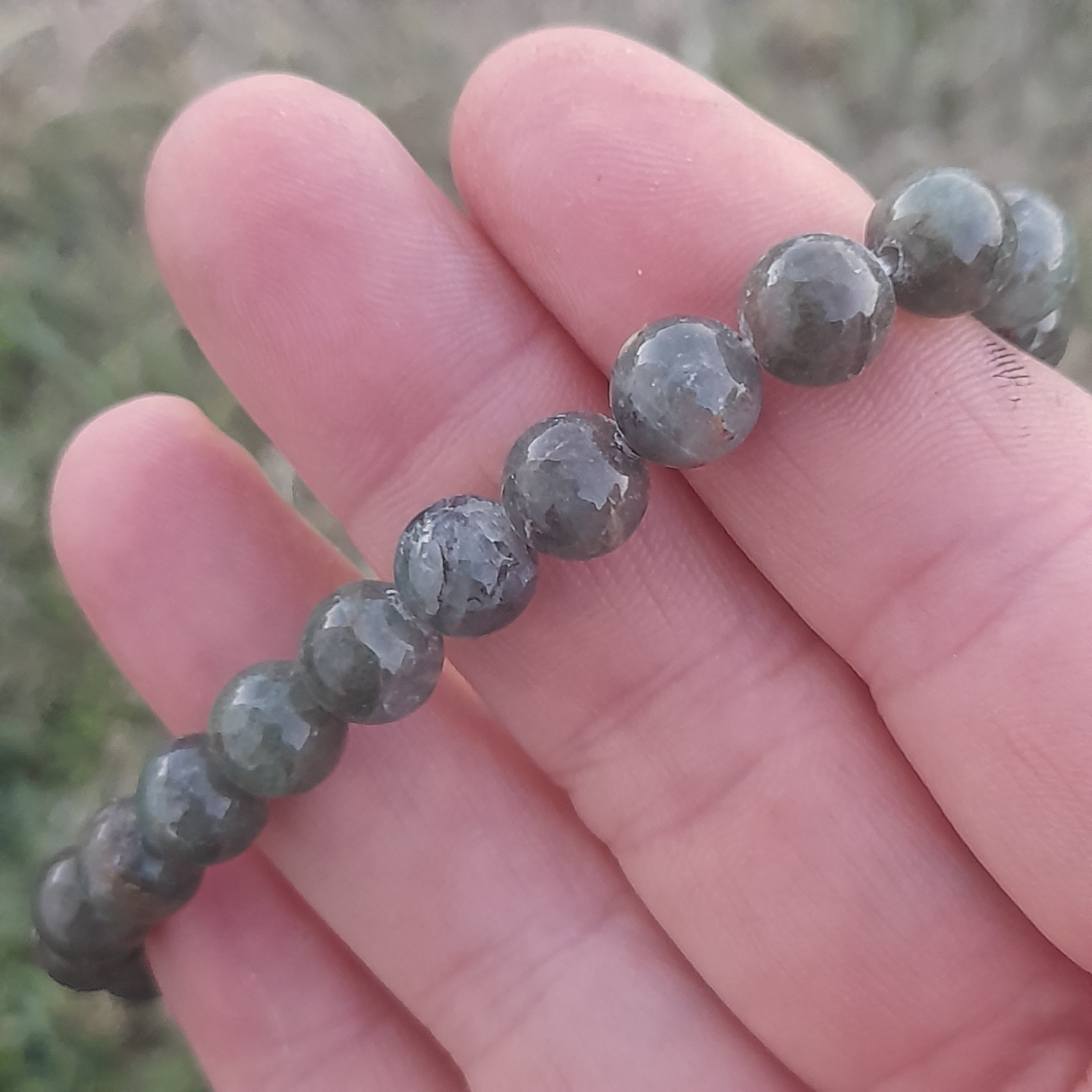Green Apatite Crystal Bracelet