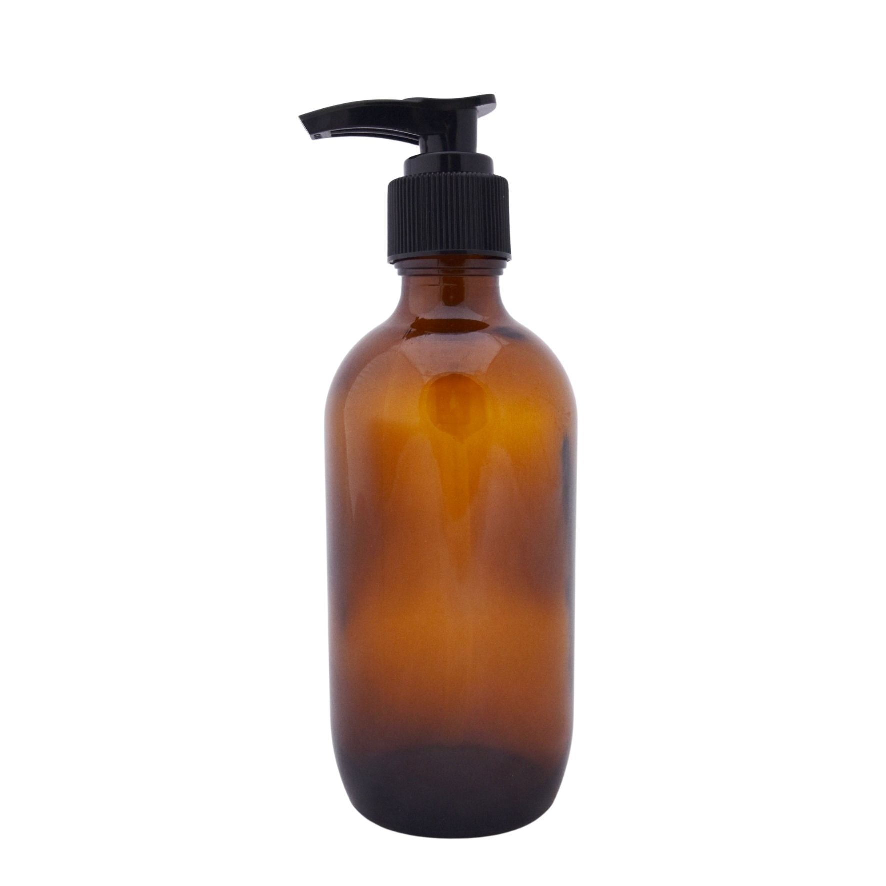 Empty Glass Lotion Pump Bottle