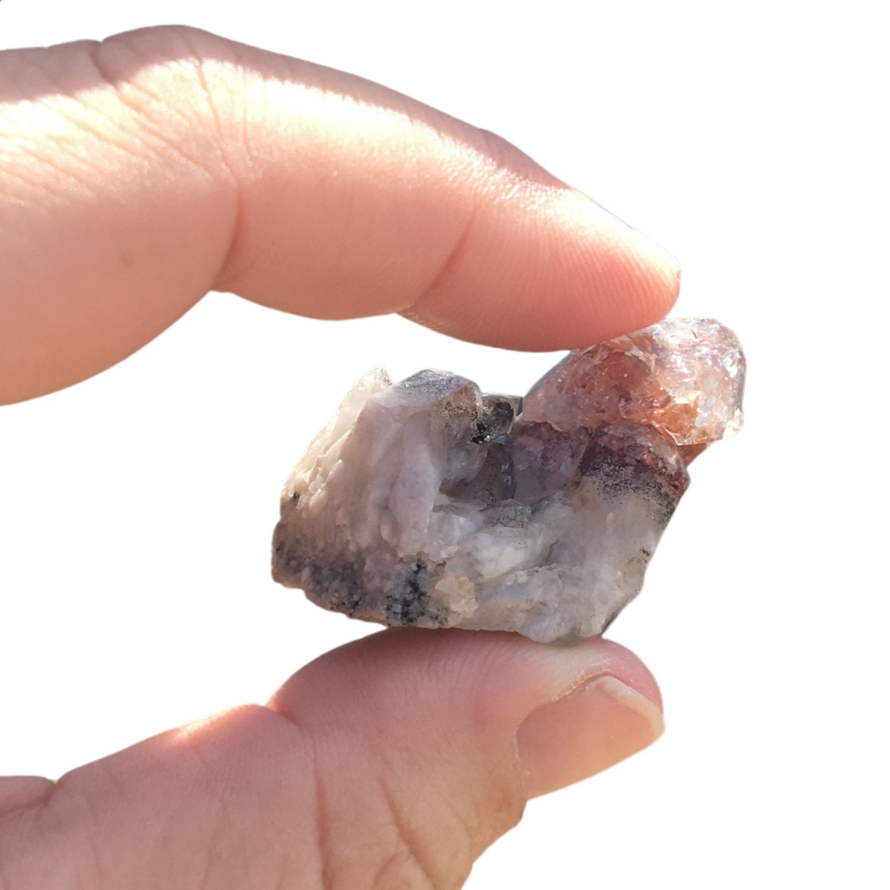 Hematite in quartz