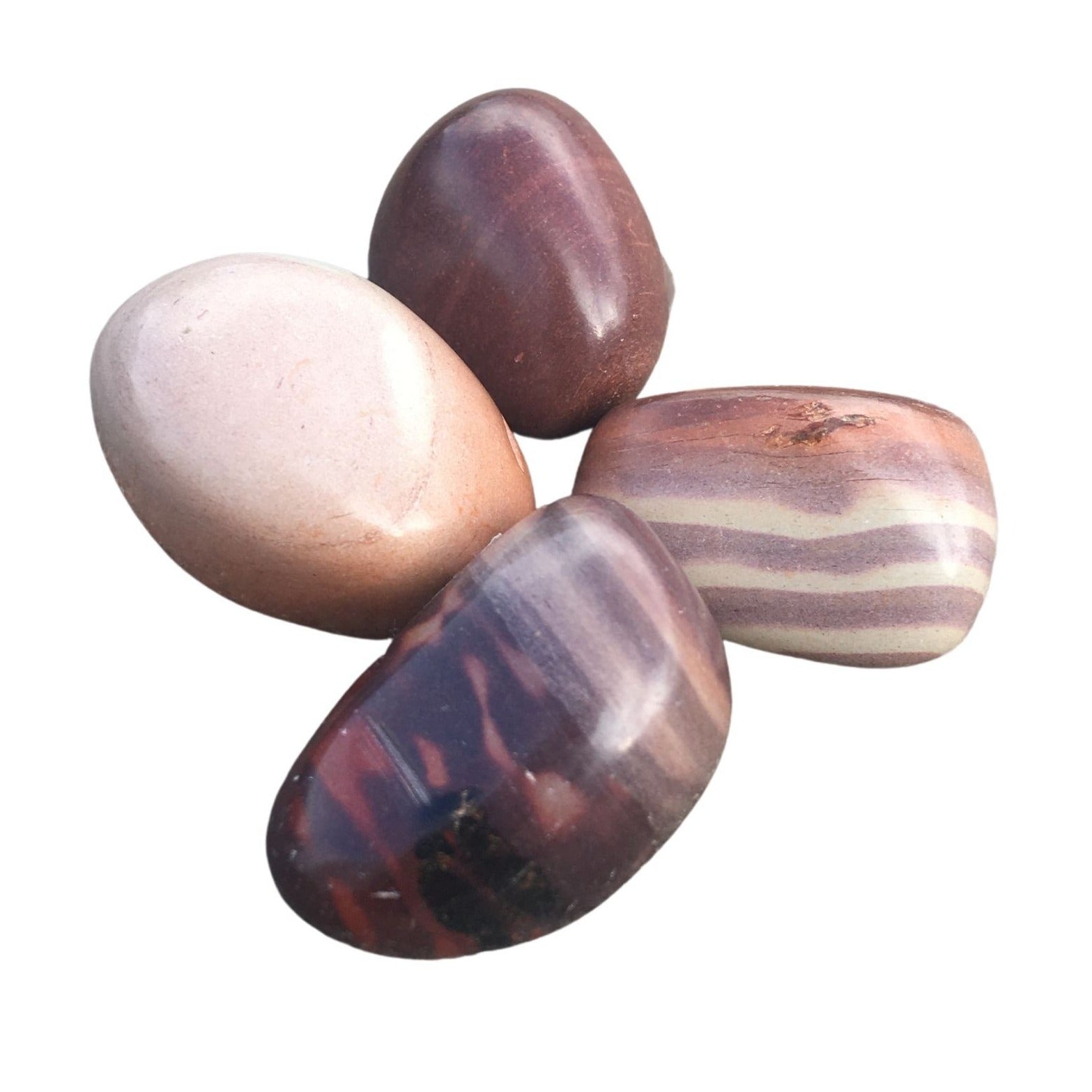 Zebra Rock Jasper ~ Tumbled stone
