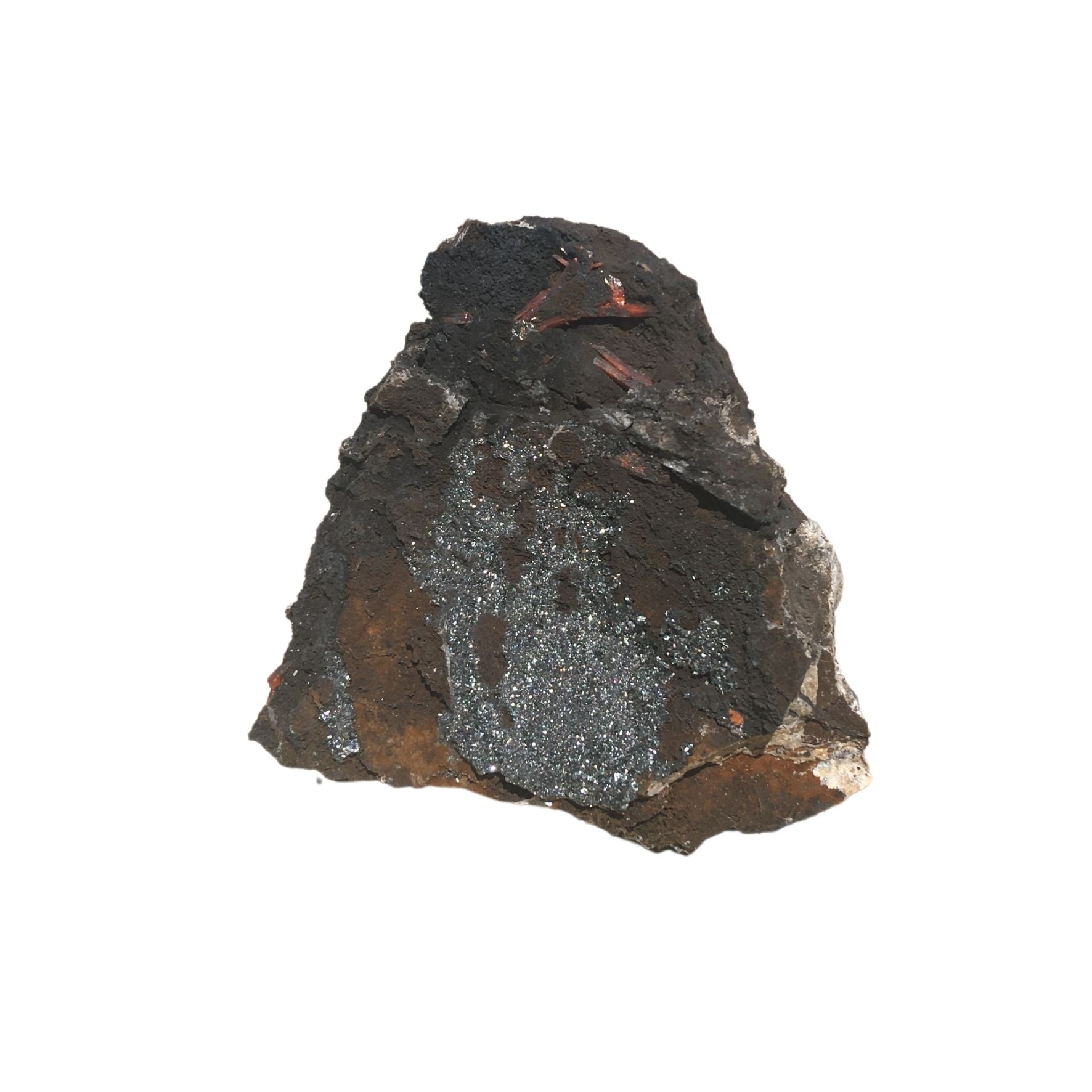 Pyrolusite, crocoite
