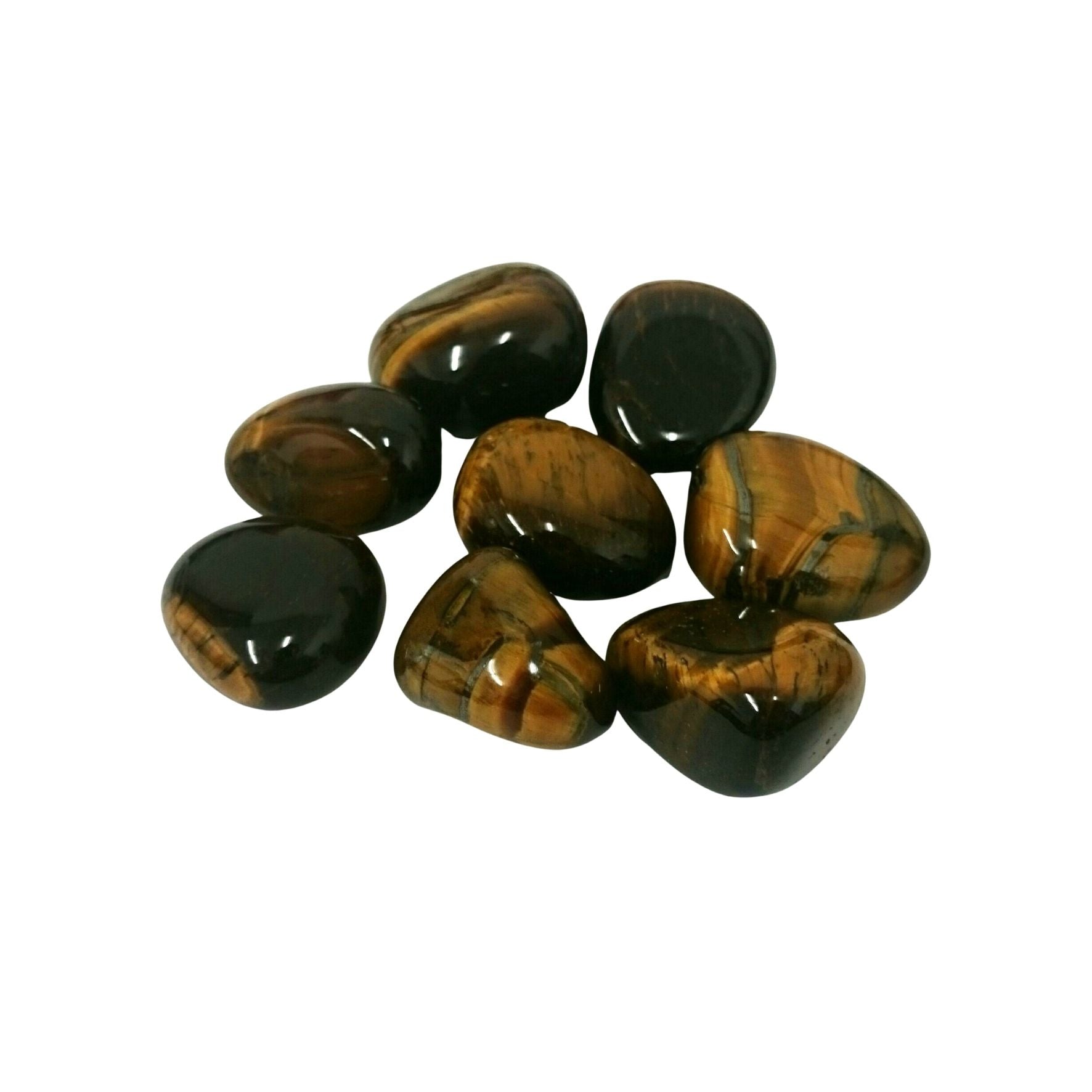 Tiger's eye, Golden, large ~ Tumbled stone