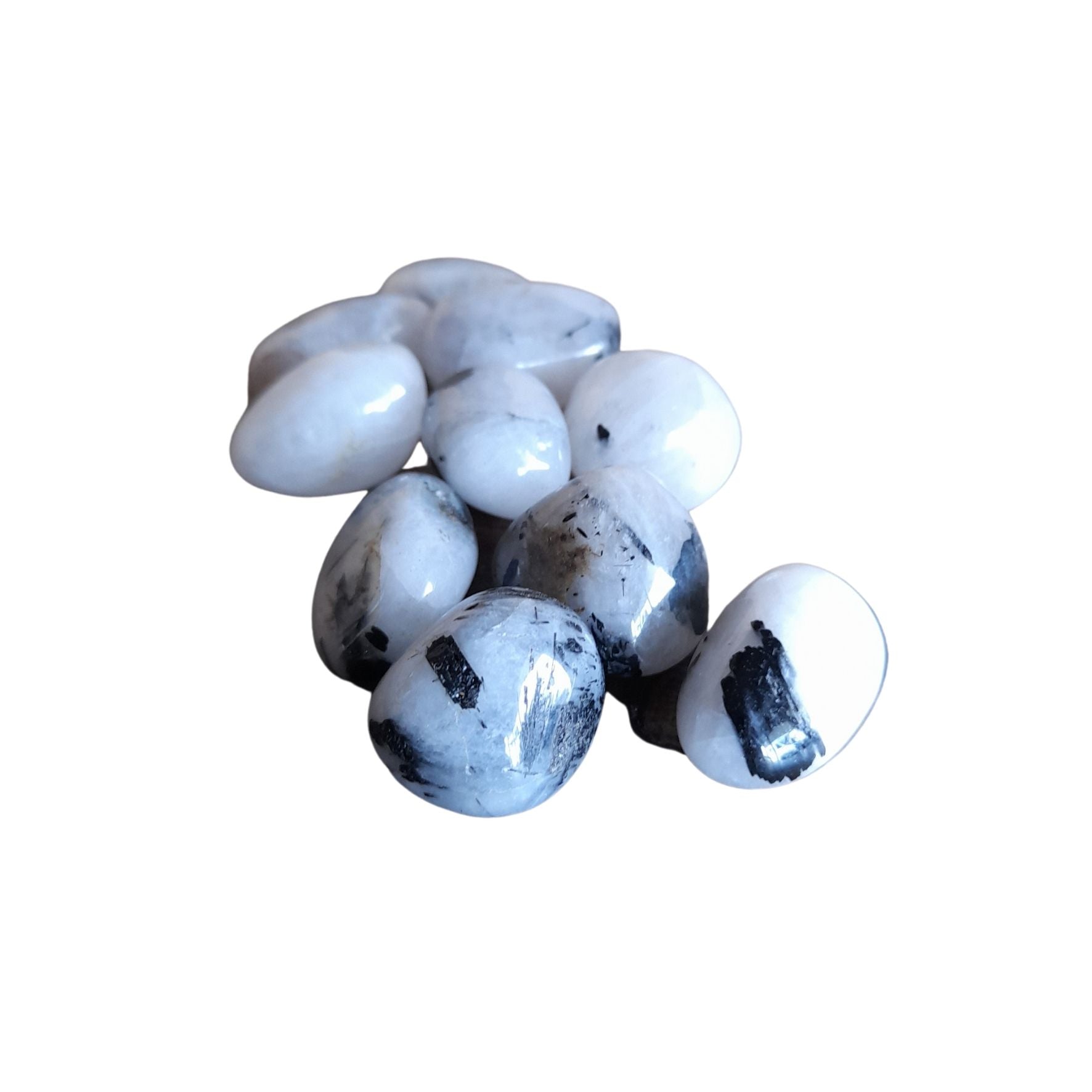 Tourmilated Quartz Tumbled stone