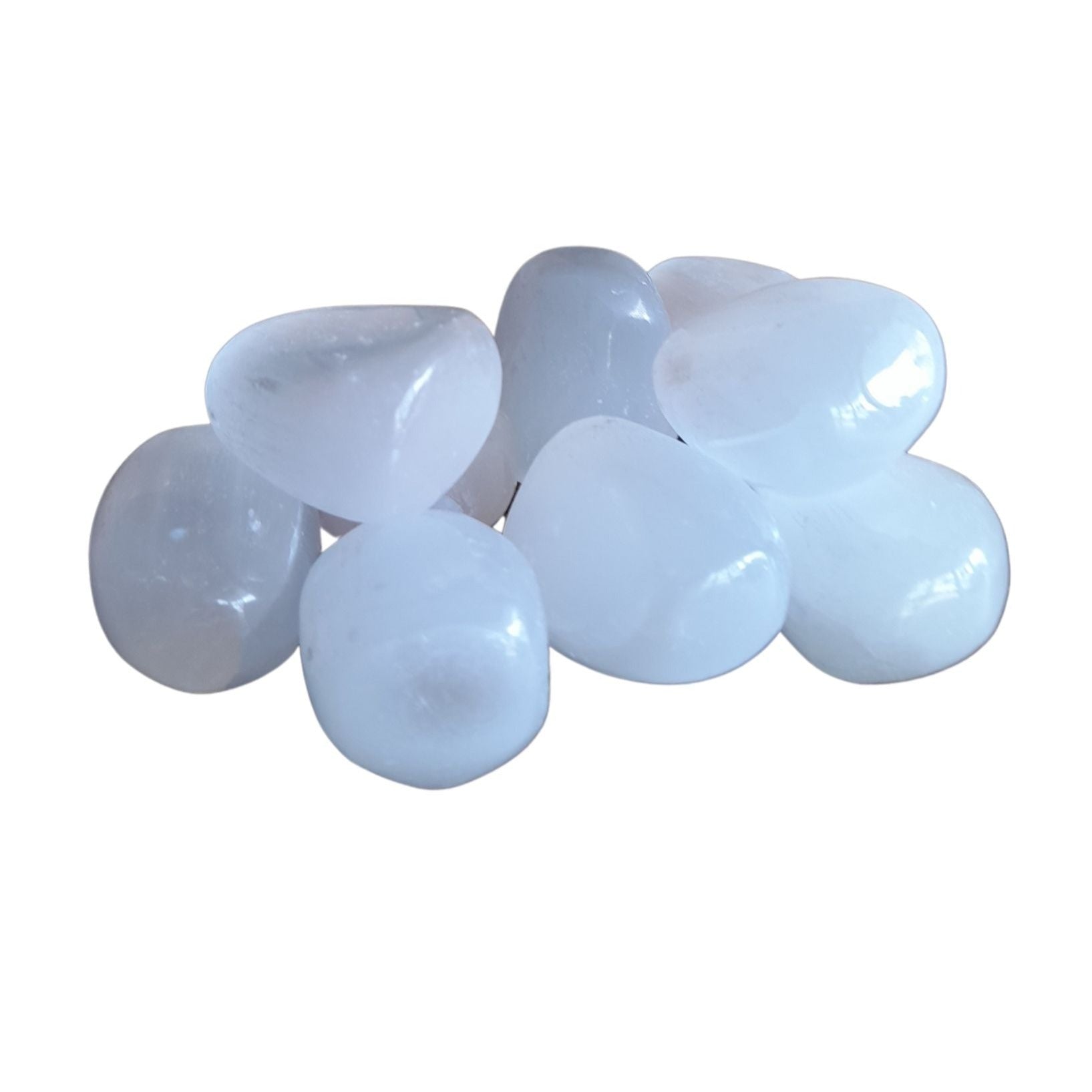 White Selenite ~ Tumbled stone