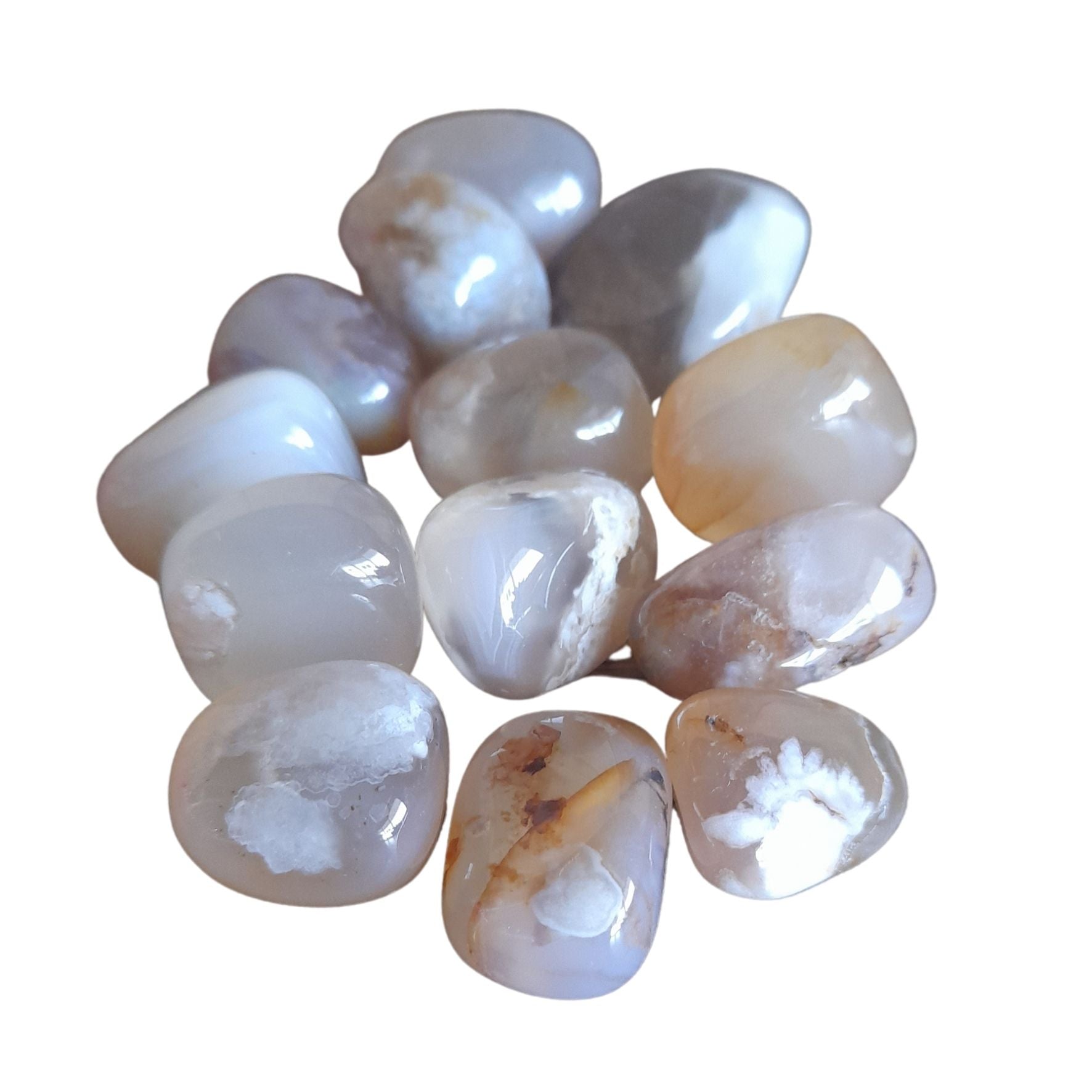 Sakura Agate ~ Tumbled stone