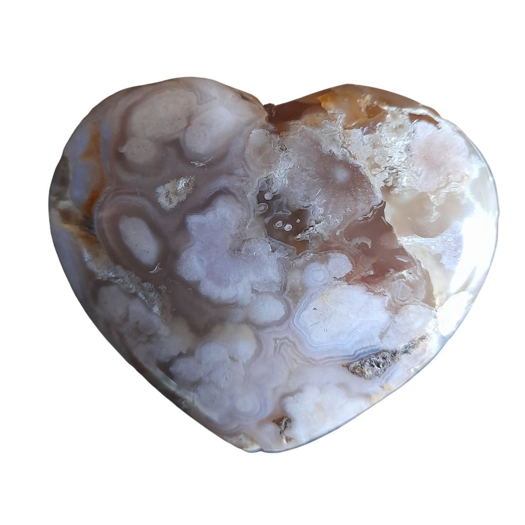 Sakura Agate - Heart
