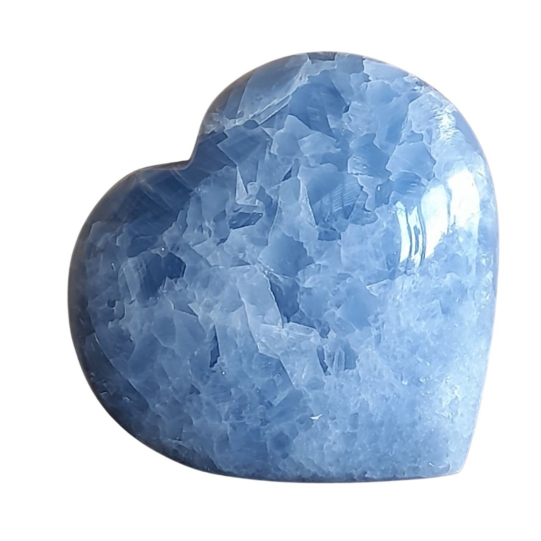Blue Calcite ~ Heart