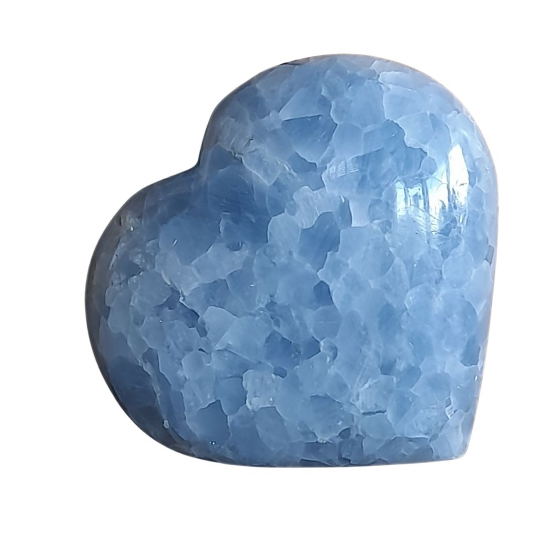 Blue Calcite ~ Heart