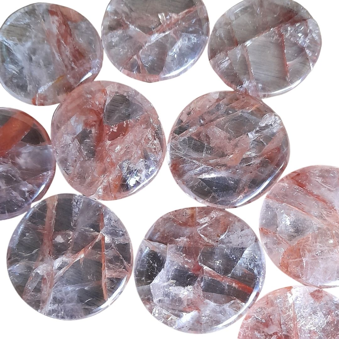 Fire Quartz ~ flat stone Media 1 of 1
