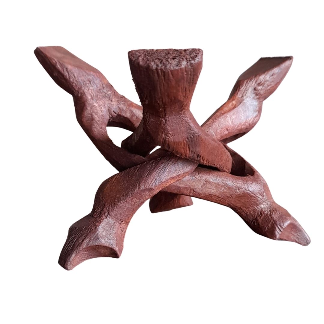 Wooden Stand ~ suitable for spheres & burner bowls Media 1 of 5