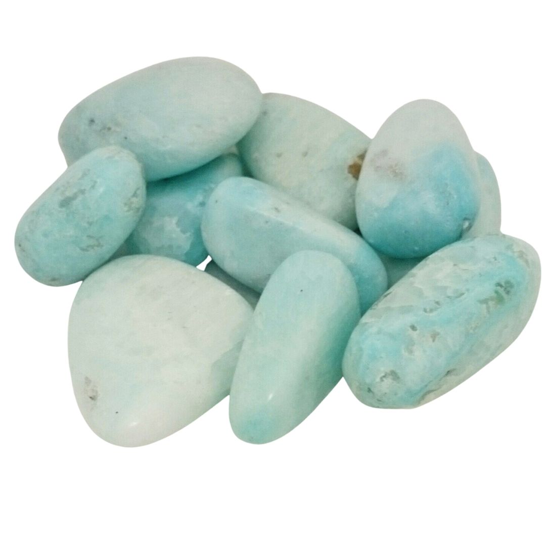 Blue Aragonite ~ Tumbled stone