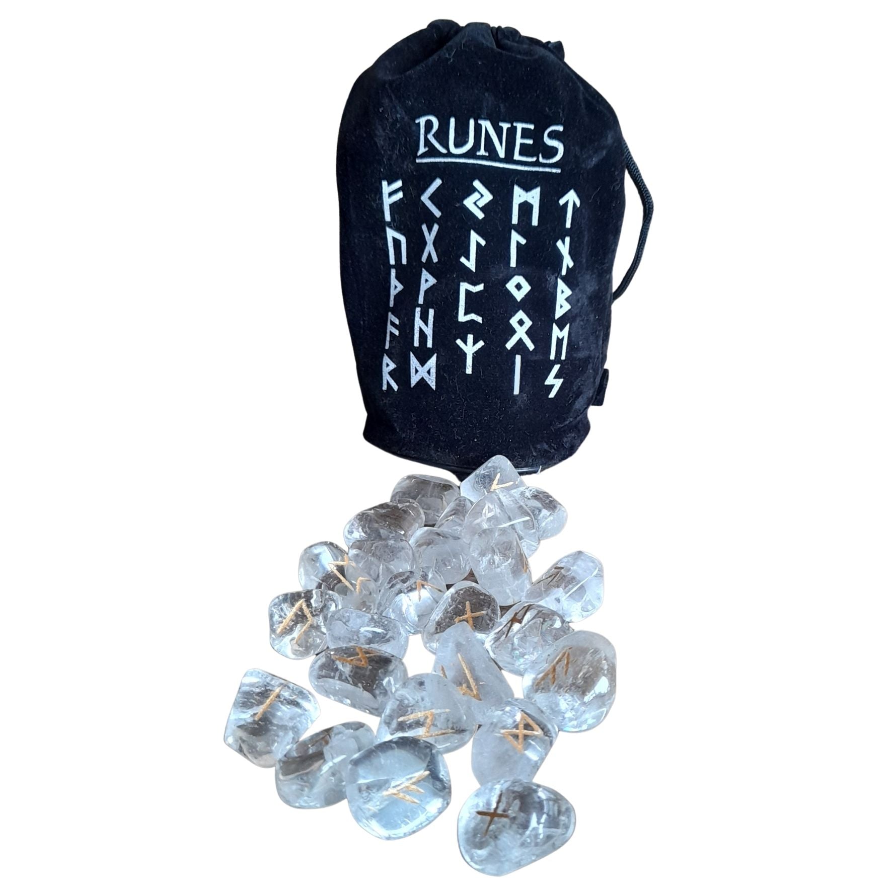 Clear Quartz Crystal Runes