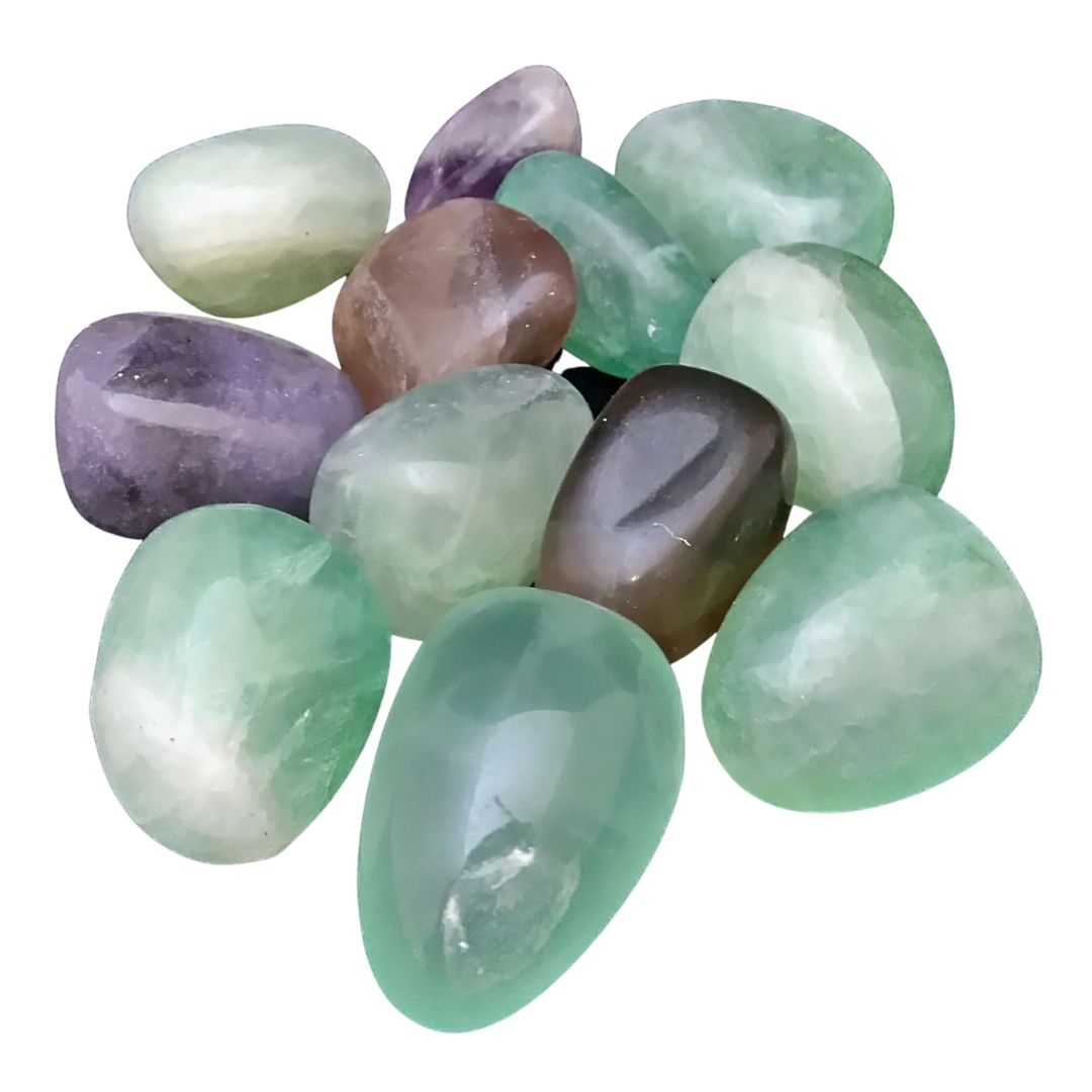 Fluorite, Rainbow  ~ Tumbled stone