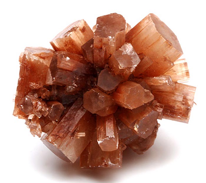 Aragonite ~ Star cluster "Sputnik"
